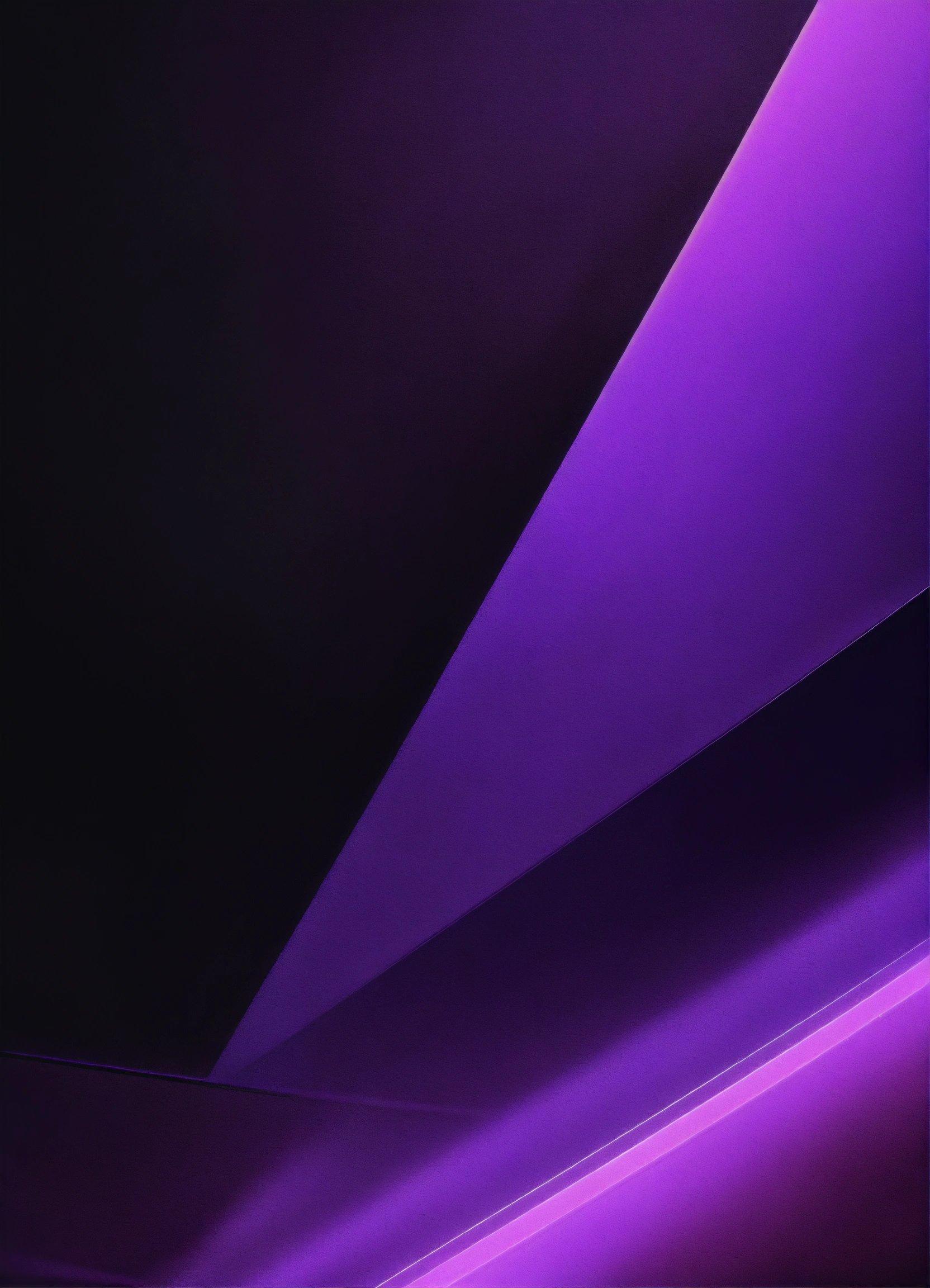 A Black And Purple Abstract Background With Lines