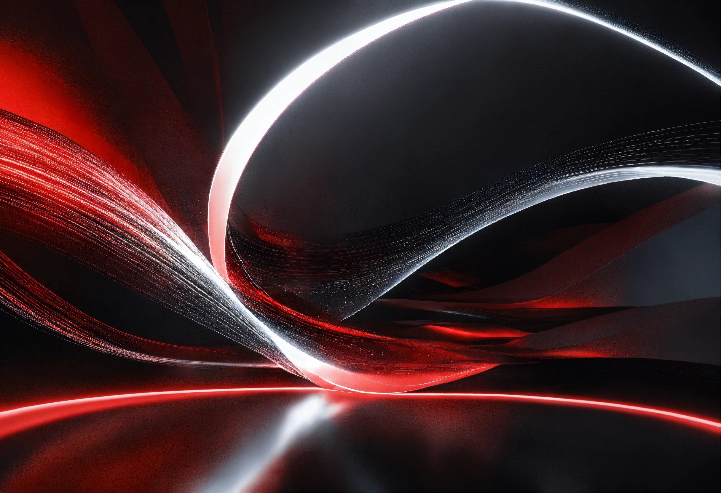 A Black And Red Abstract Background With White Lines