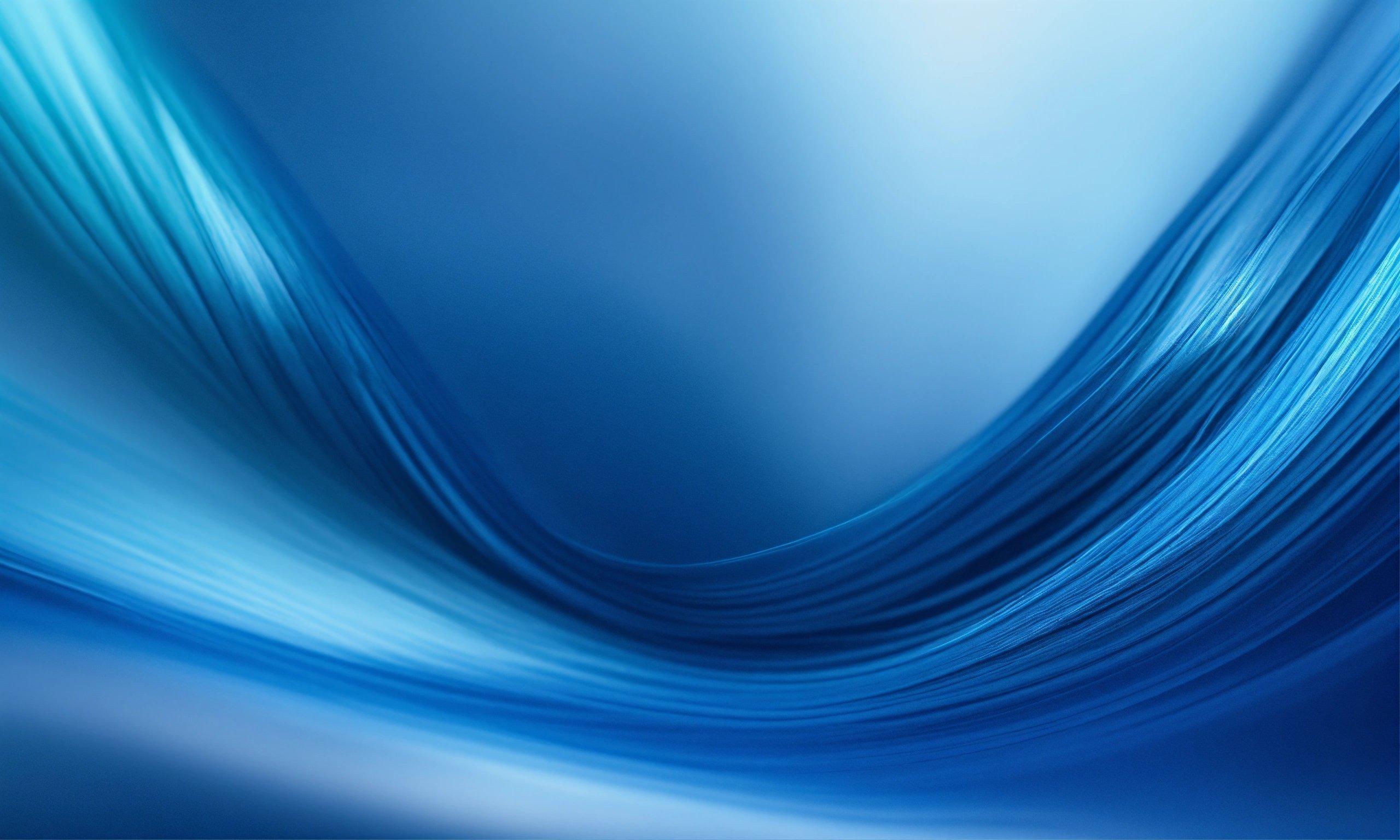 A Blue Abstract Background With Wavy Lines