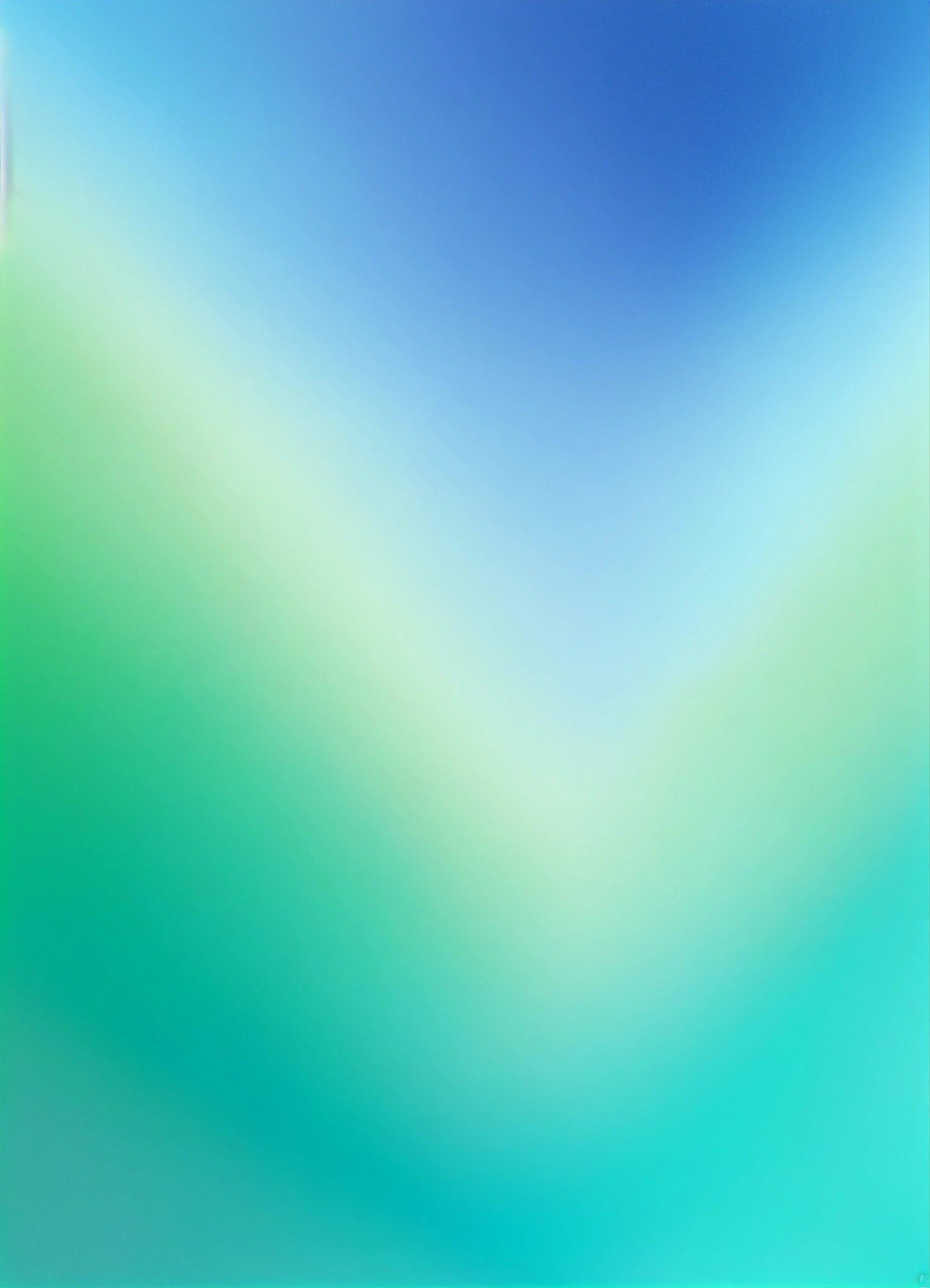 A Blurry Image Of A Blue And Green Background