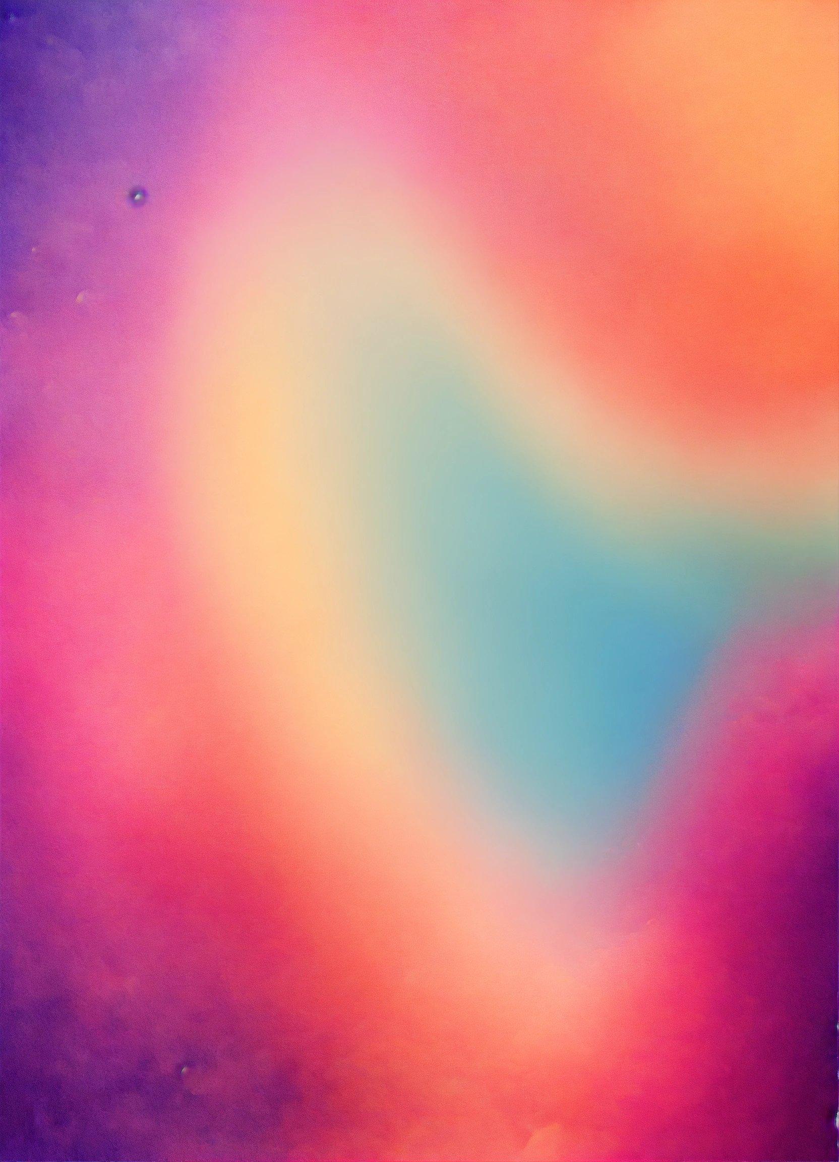 A Blurry Image Of A Blue And Pink Background