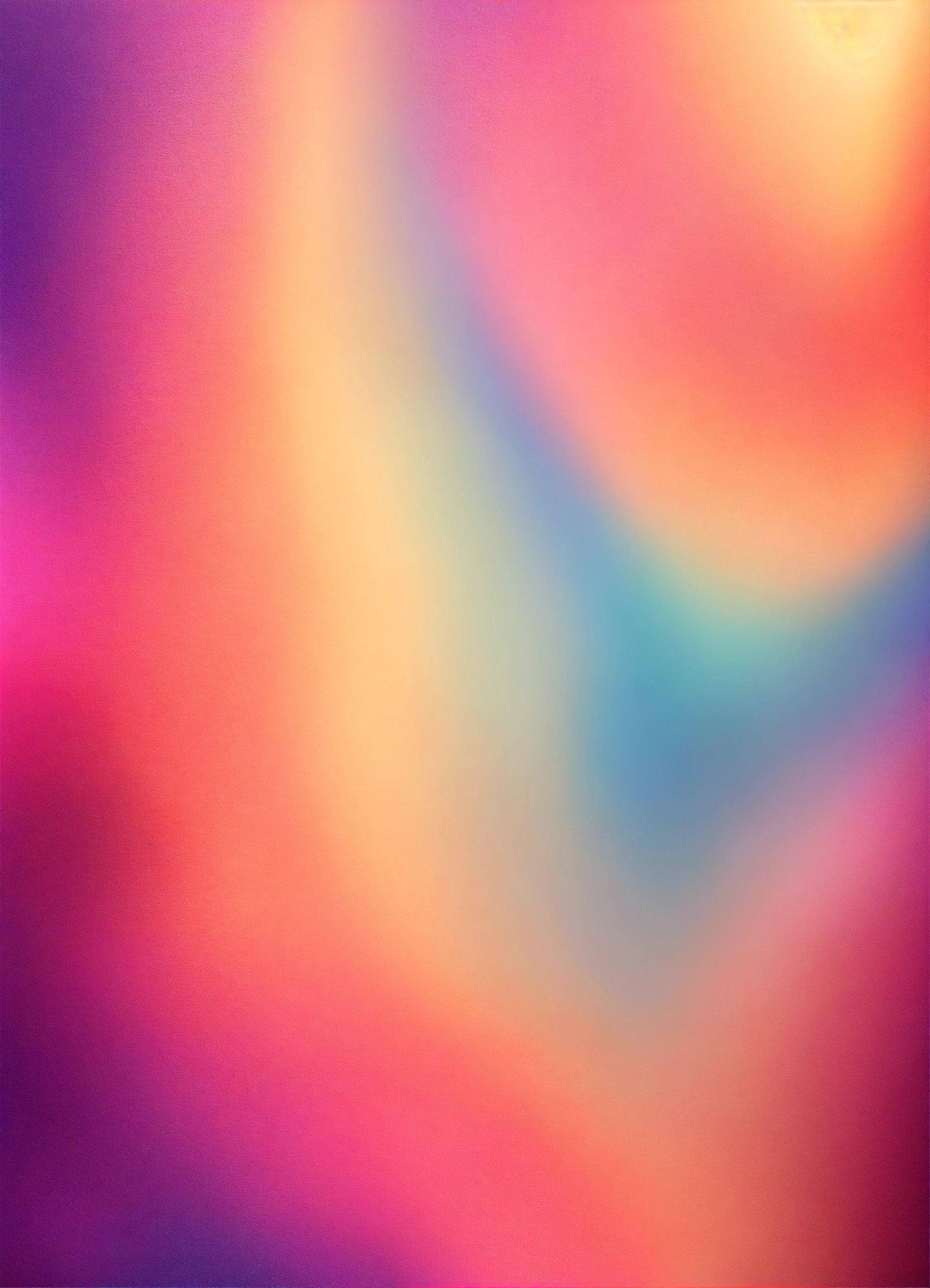 A Blurry Image Of A Multicolored Background