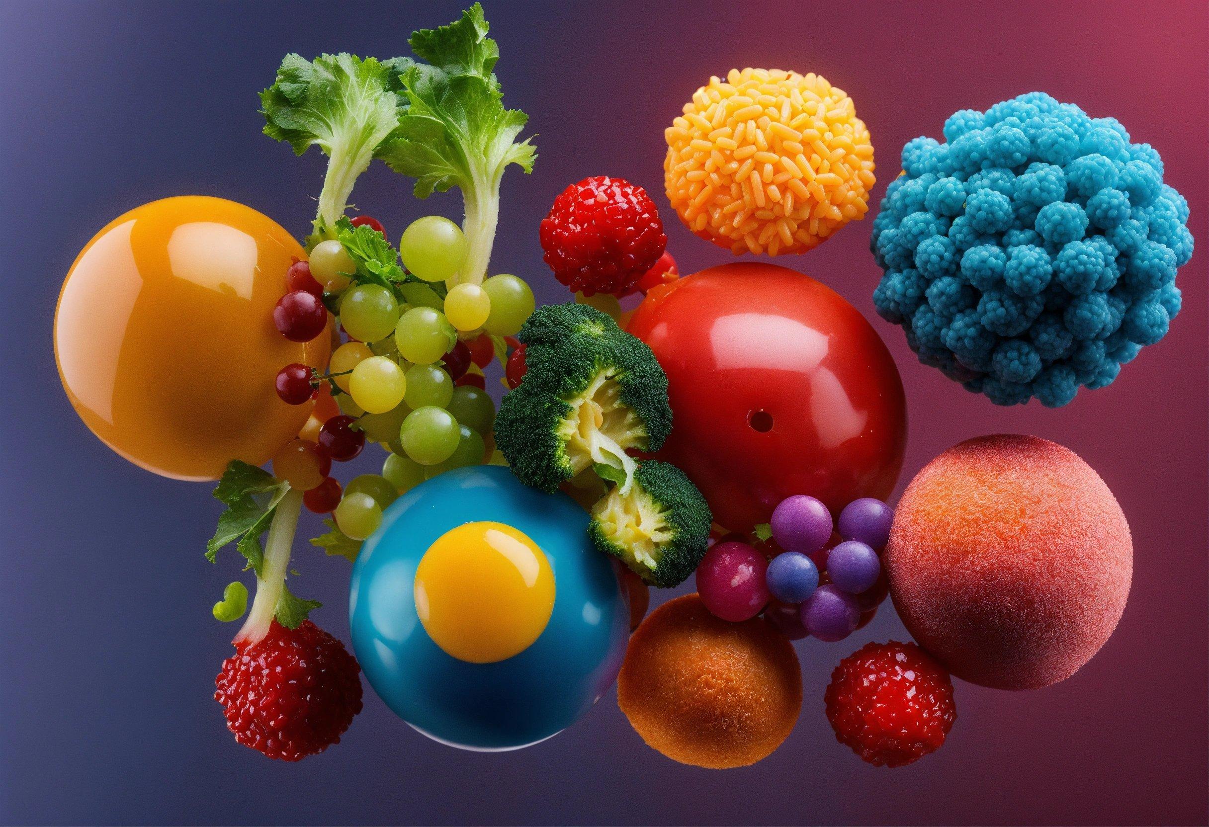 A Bunch Of Different Fruits And Vegetables On A Table