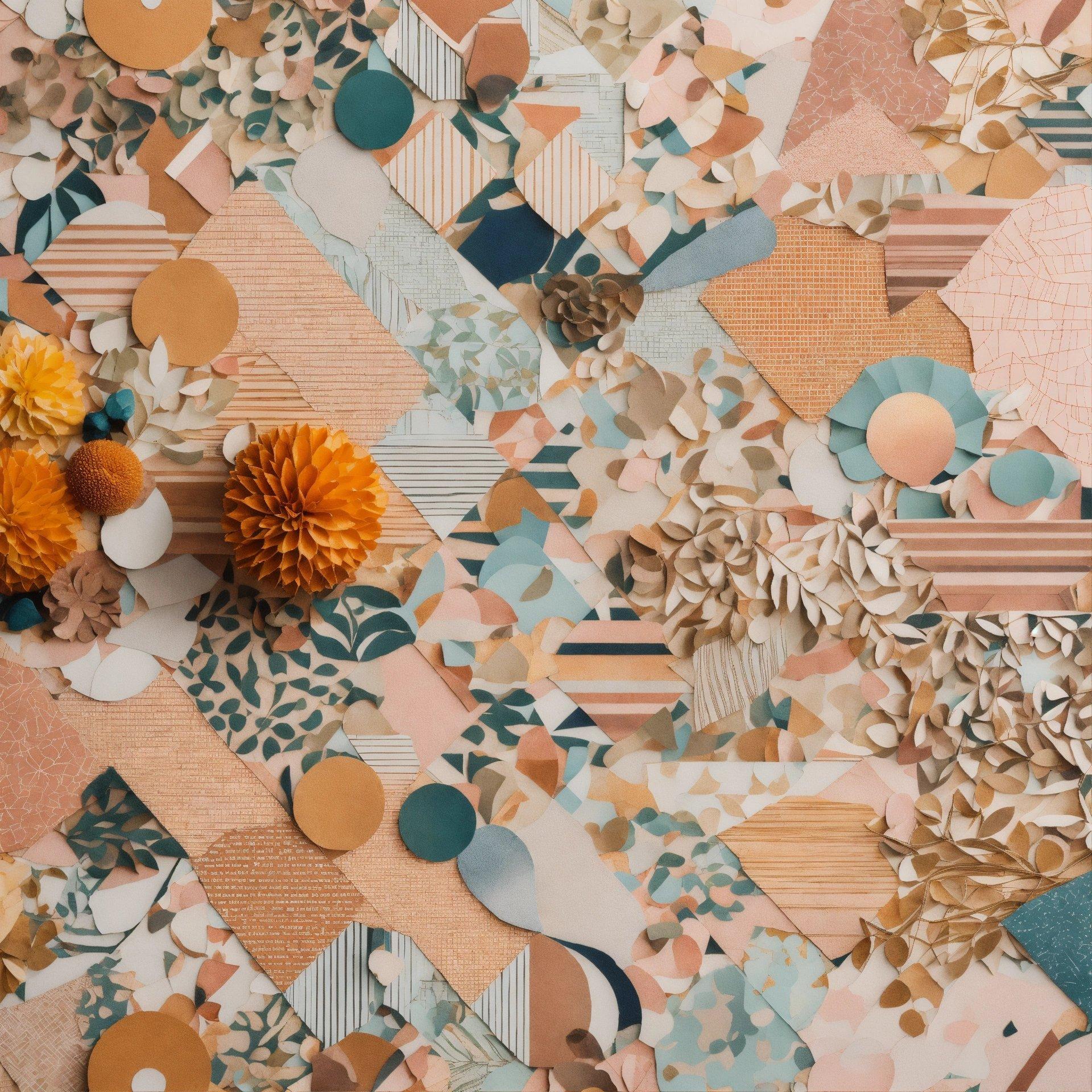 A Bunch Of Flowers Sitting On Top Of A Wall