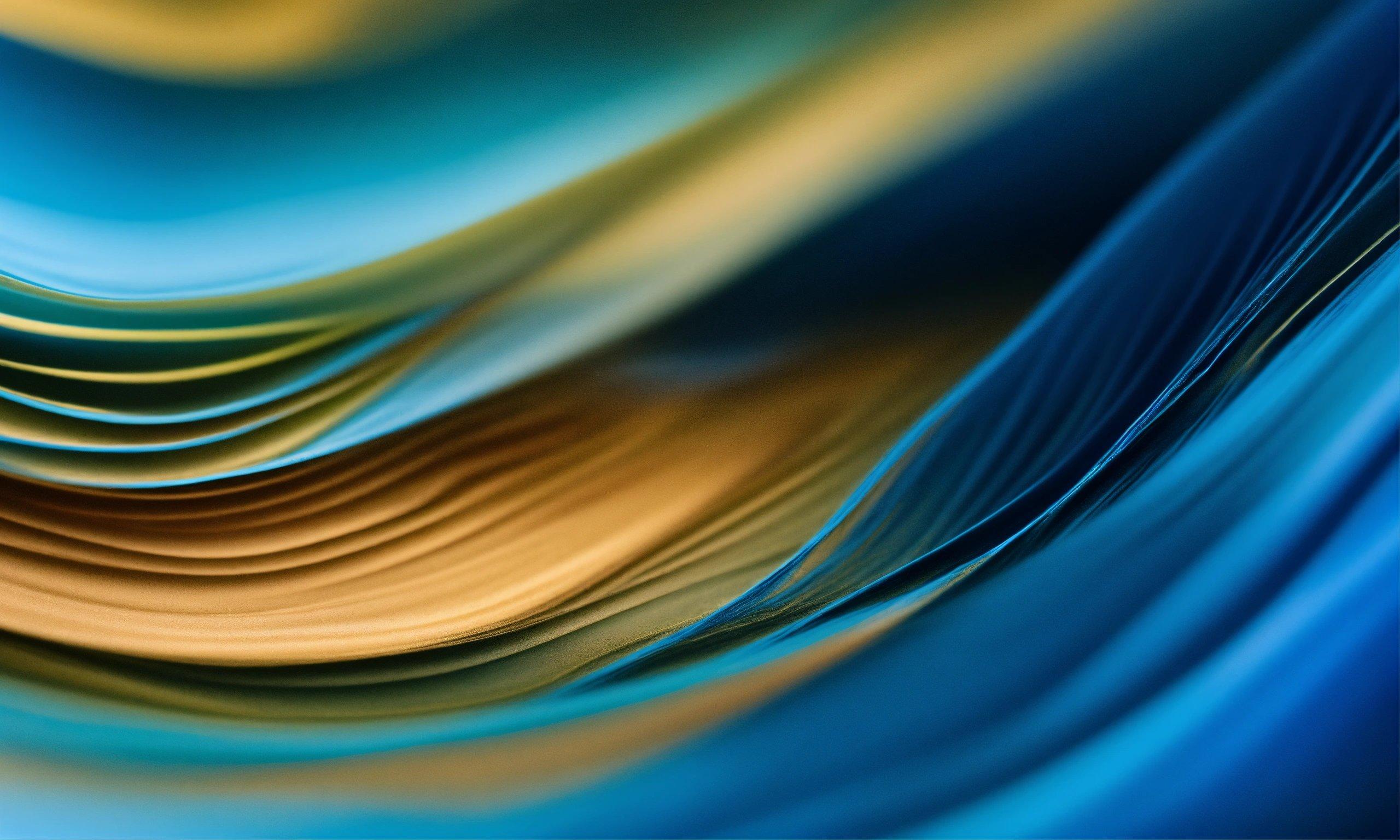 A Close Up Of A Blue And Yellow Background