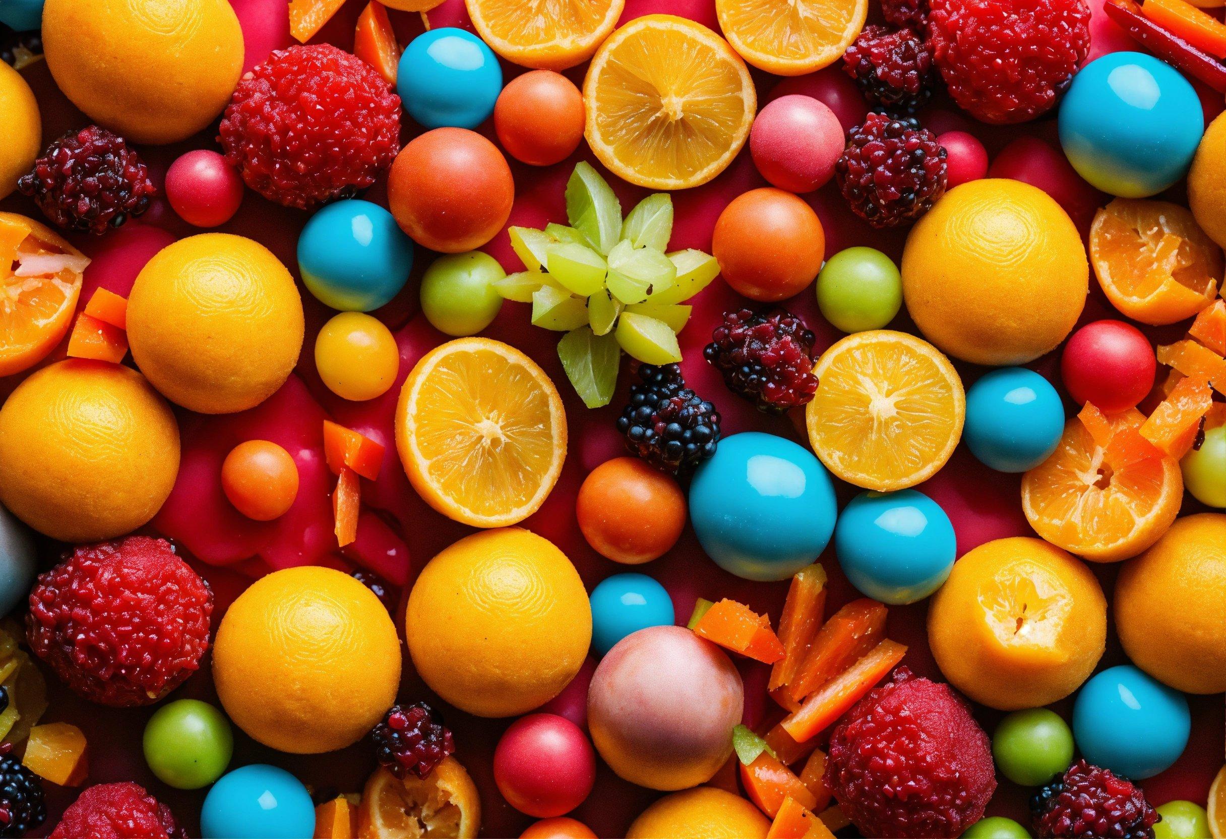 A Close Up Of A Bunch Of Fruits And Vegetables