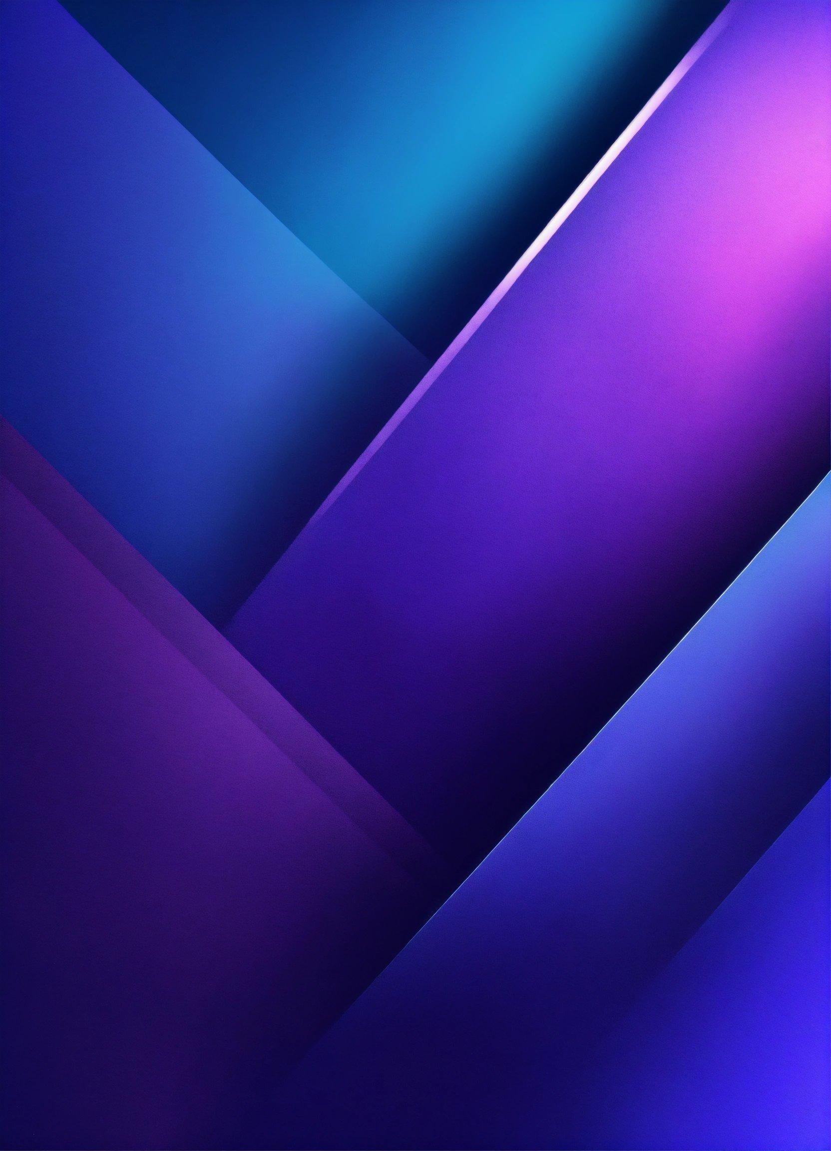 A Close Up Of A Cell Phone With A Blue And Purple Background