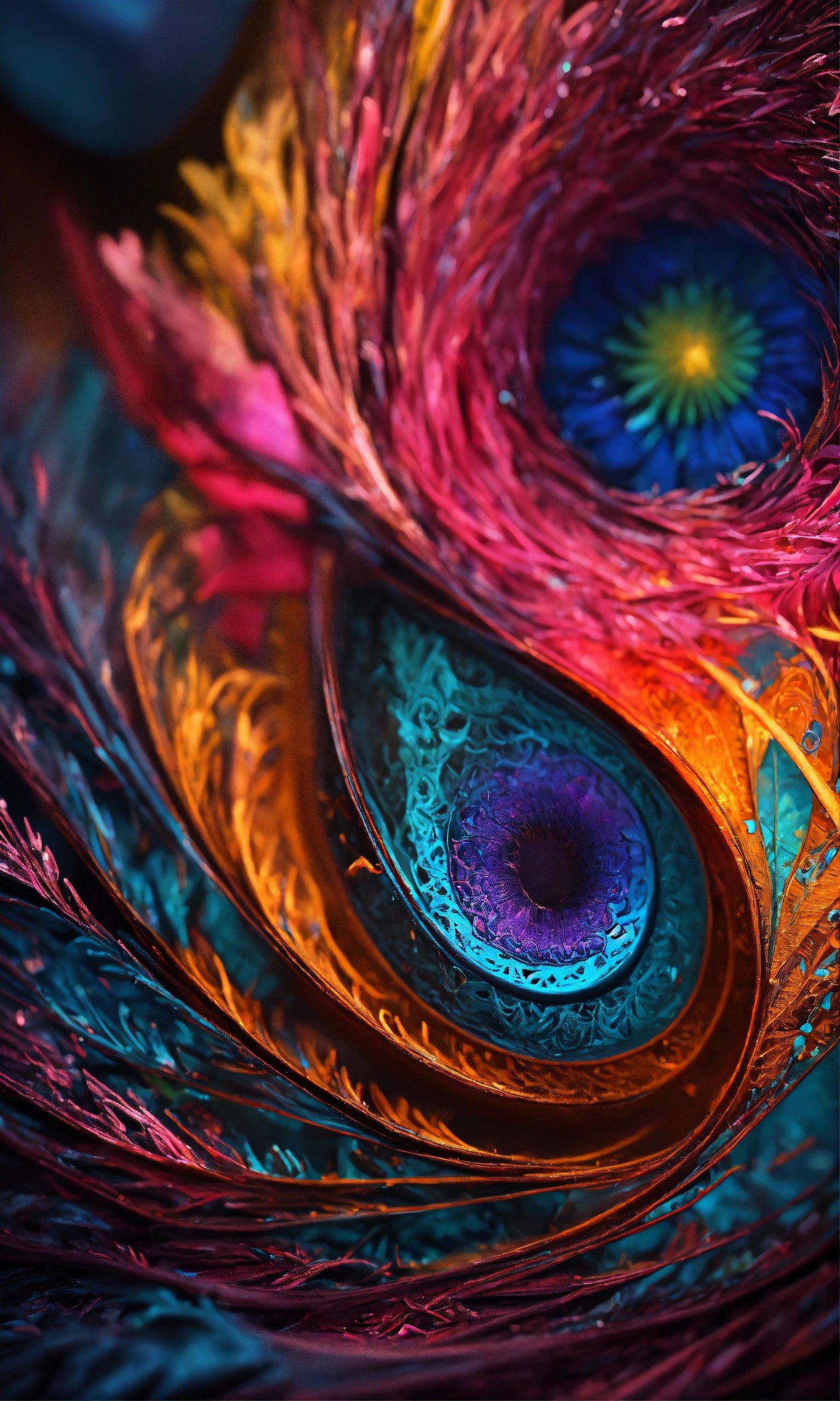 A Close Up Of A Colorful Bird