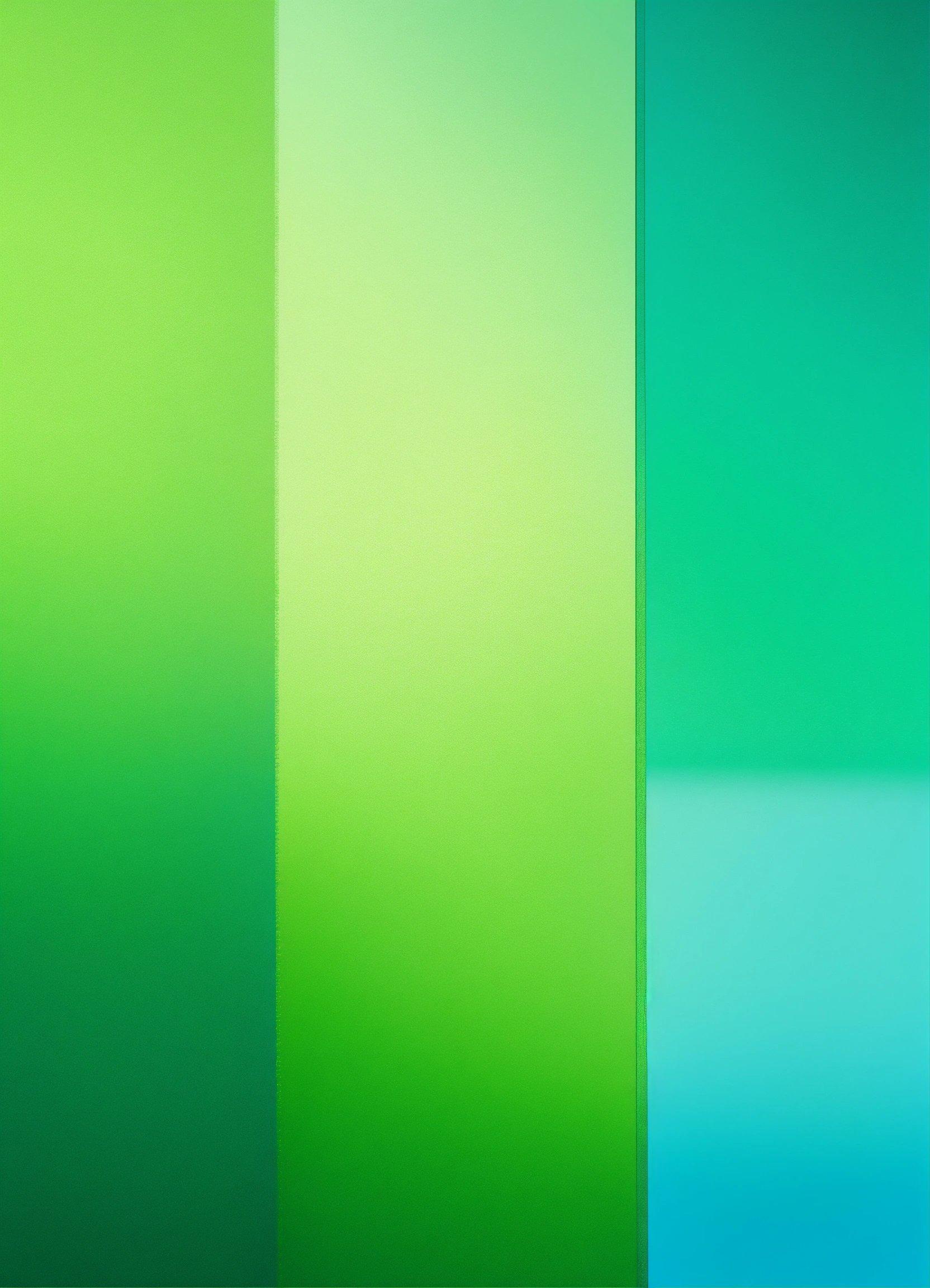 A Close Up Of A Green And Blue Wall