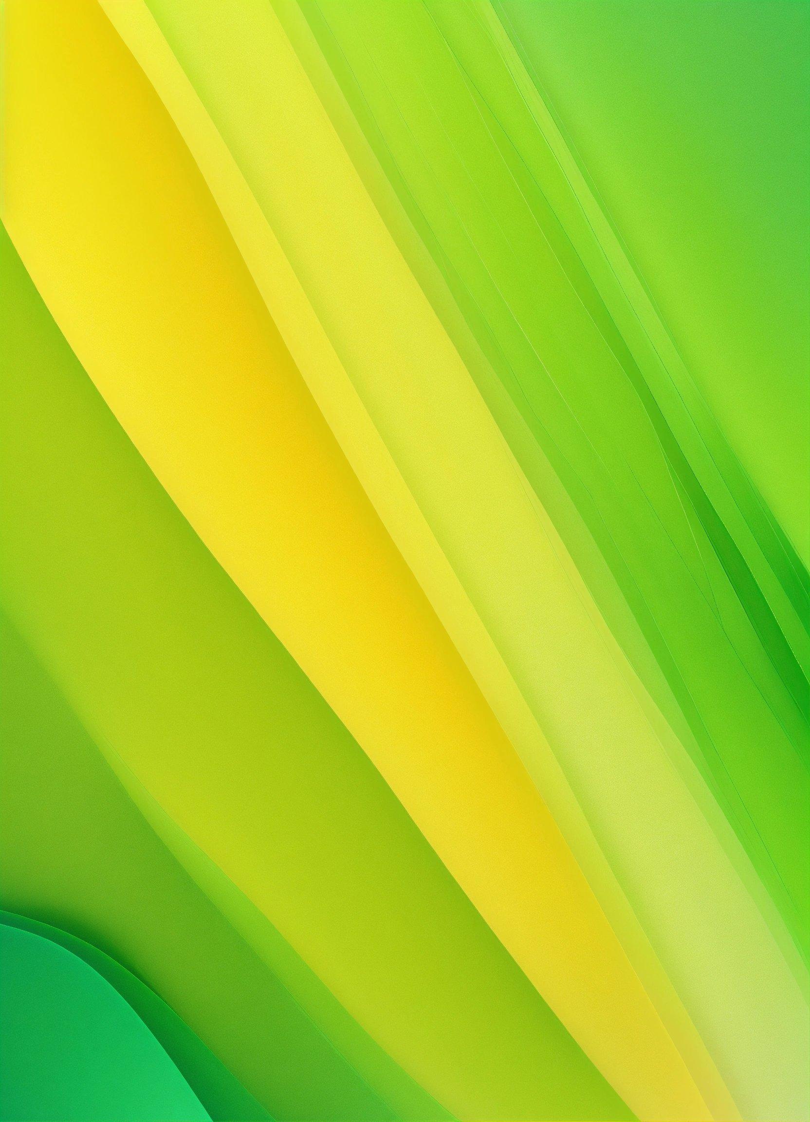 A Close Up Of A Green And Yellow Background