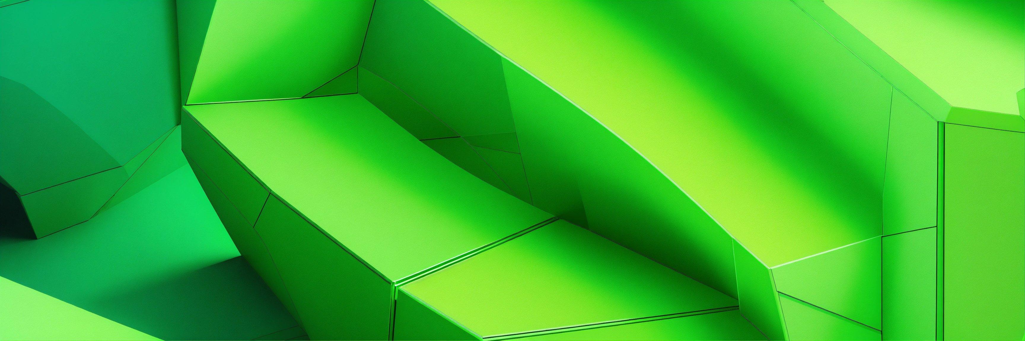 A Close Up Of A Green Couch In A Room