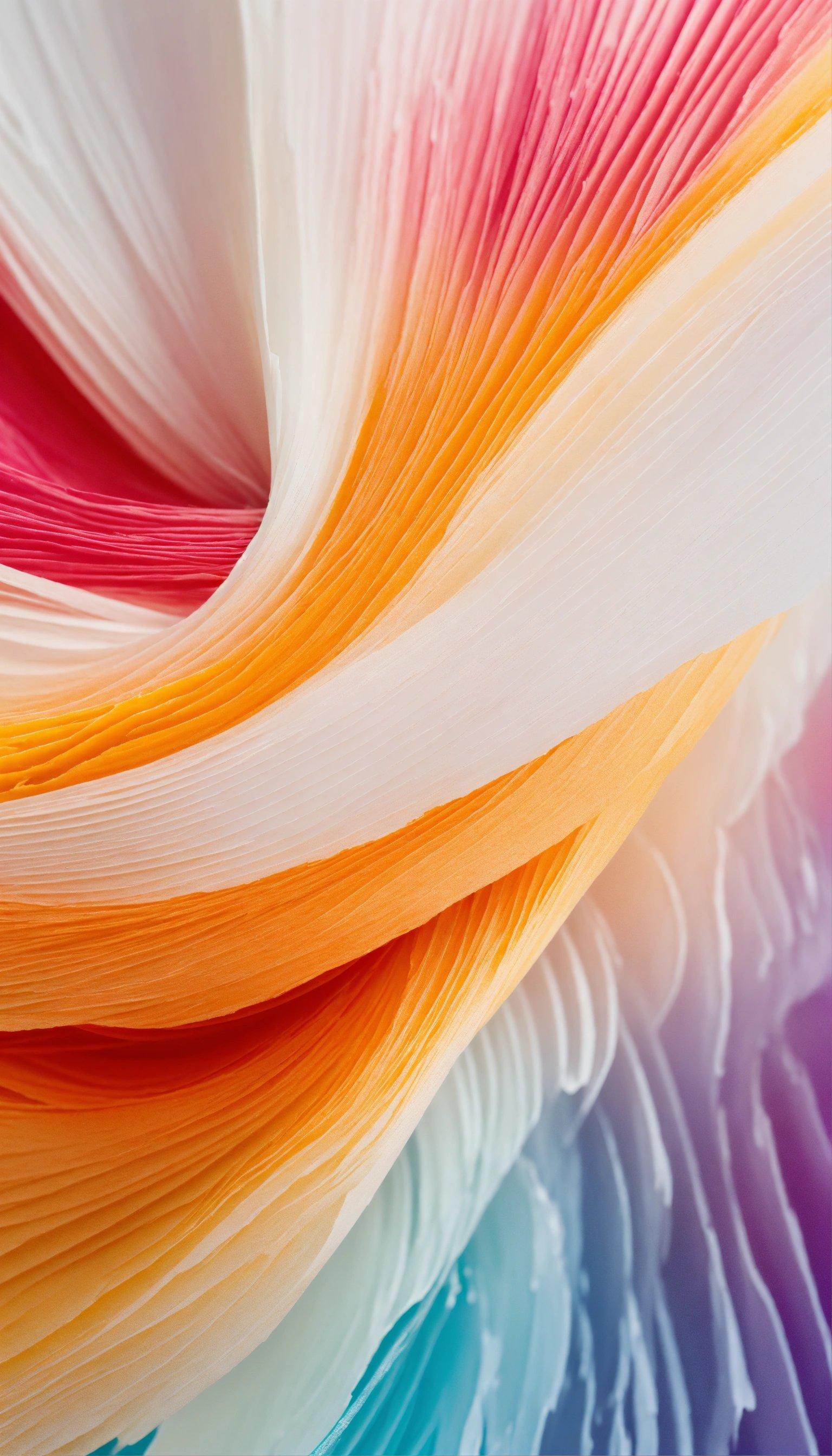 A Close Up Of A Multicolored Paper