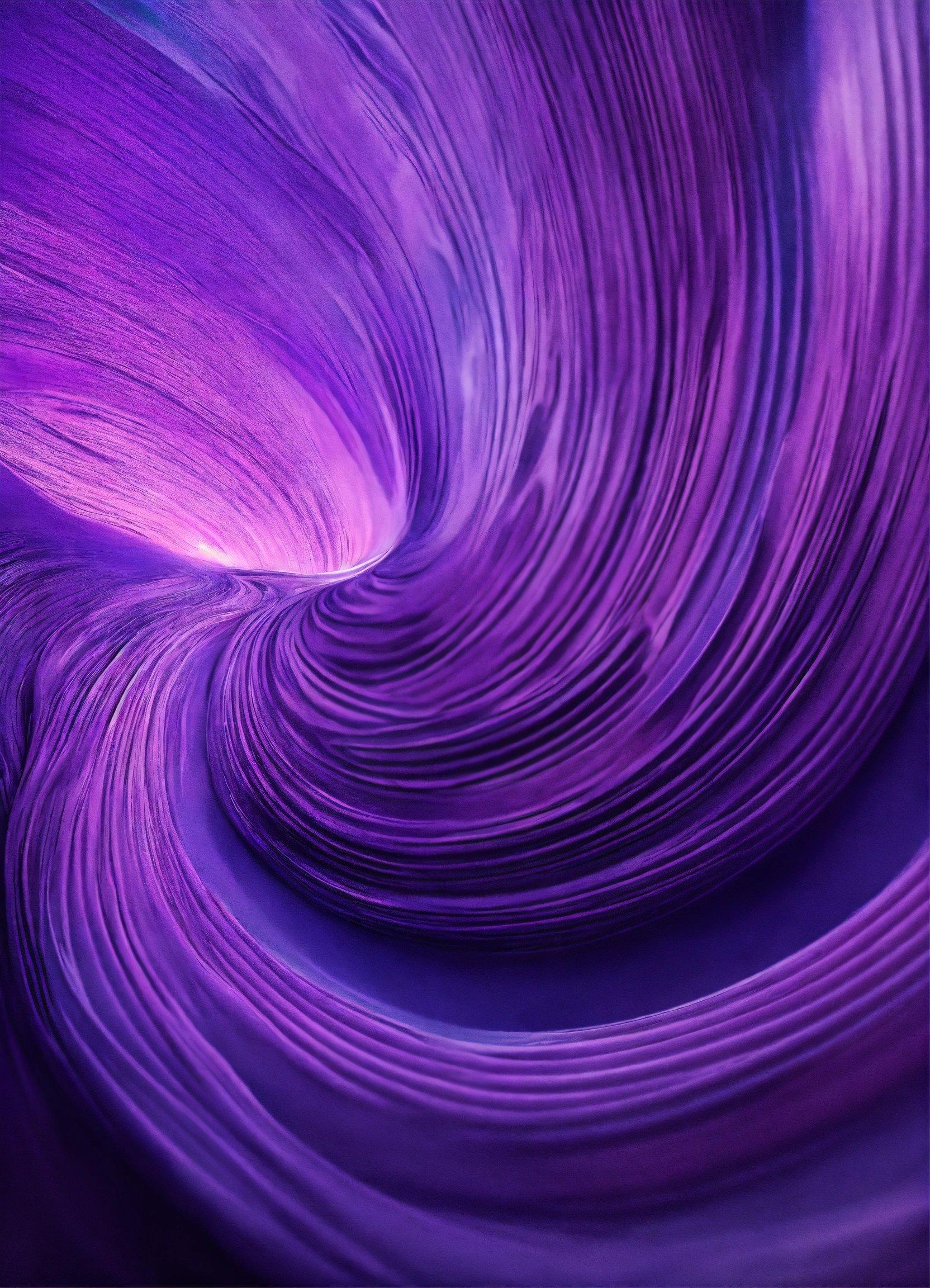 A Close Up Of A Purple Swirl