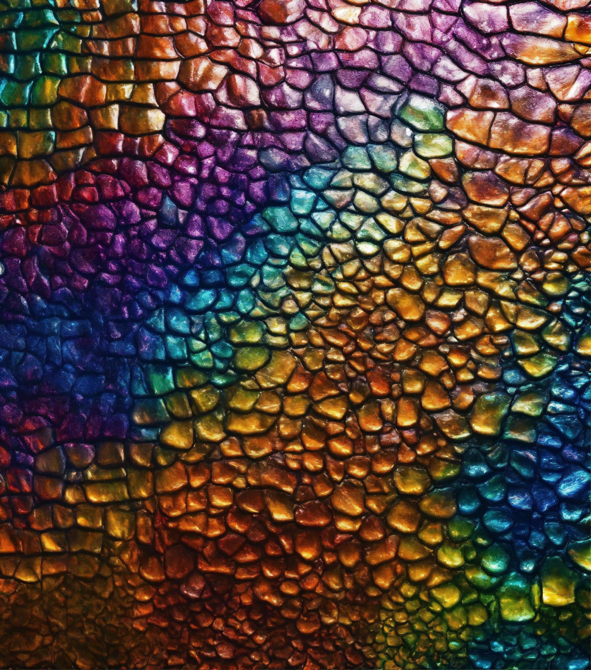 A Close Up Of A Rainbow Colored Background