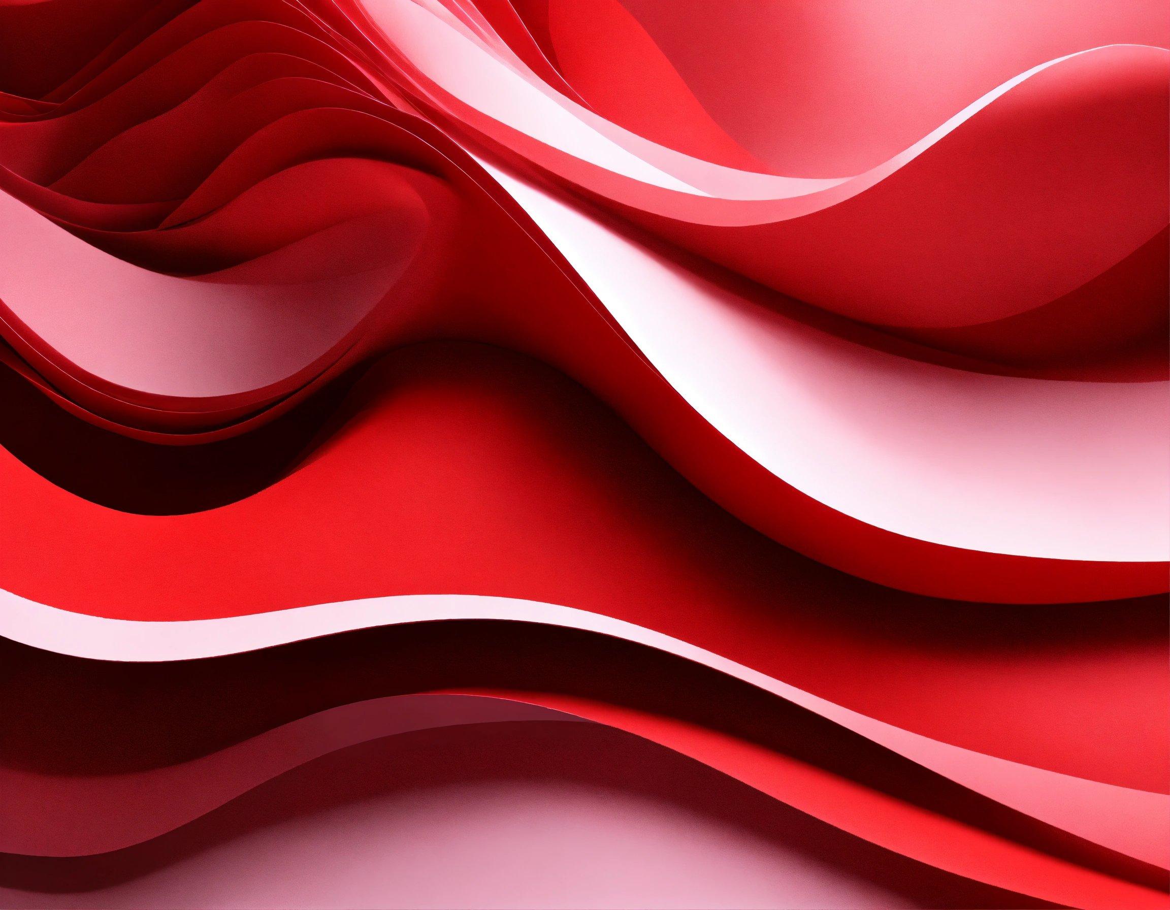 A Close Up Of A Red And White Abstract Background