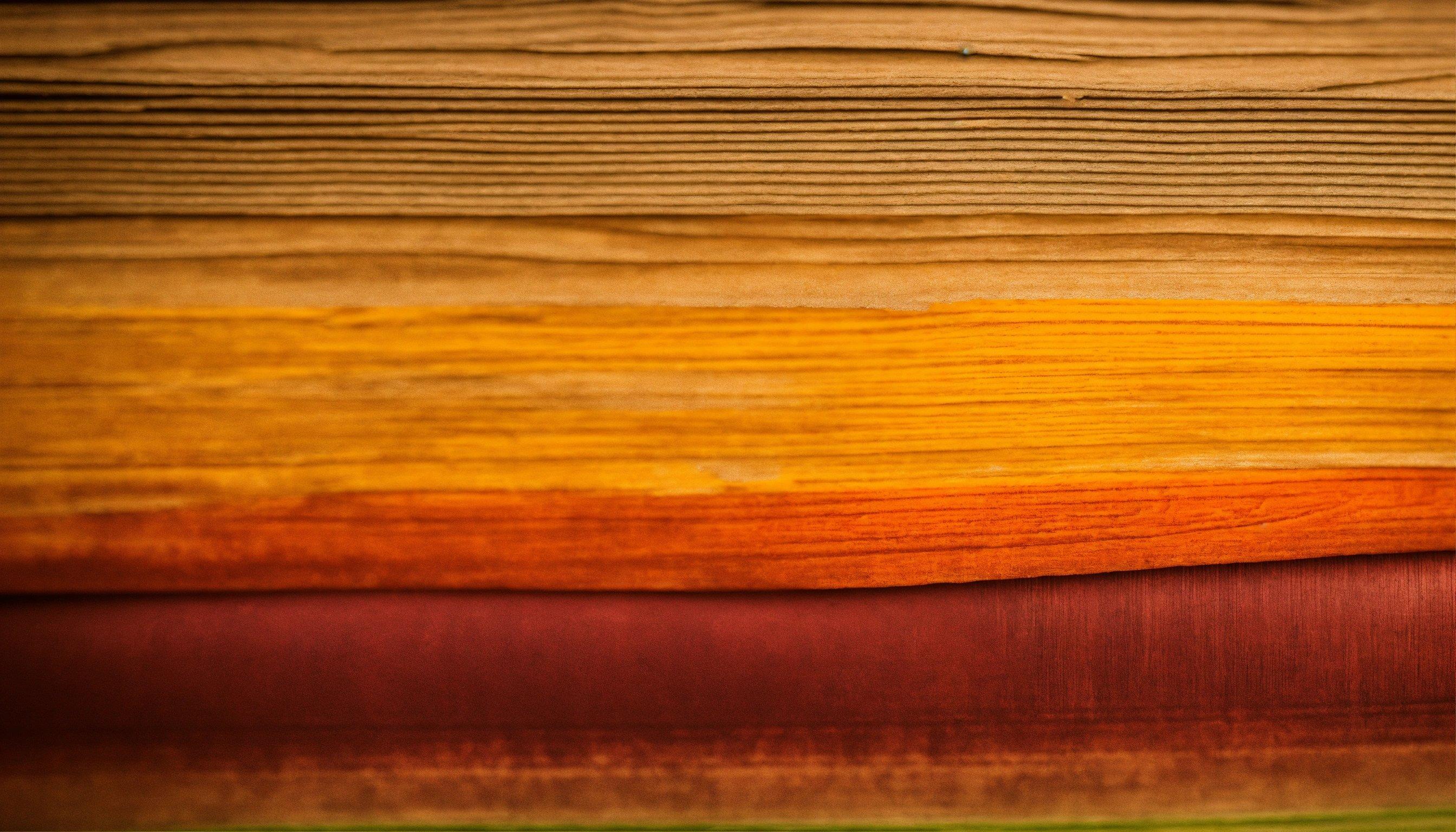 A Close Up Of A Wooden Surface With Different Colors