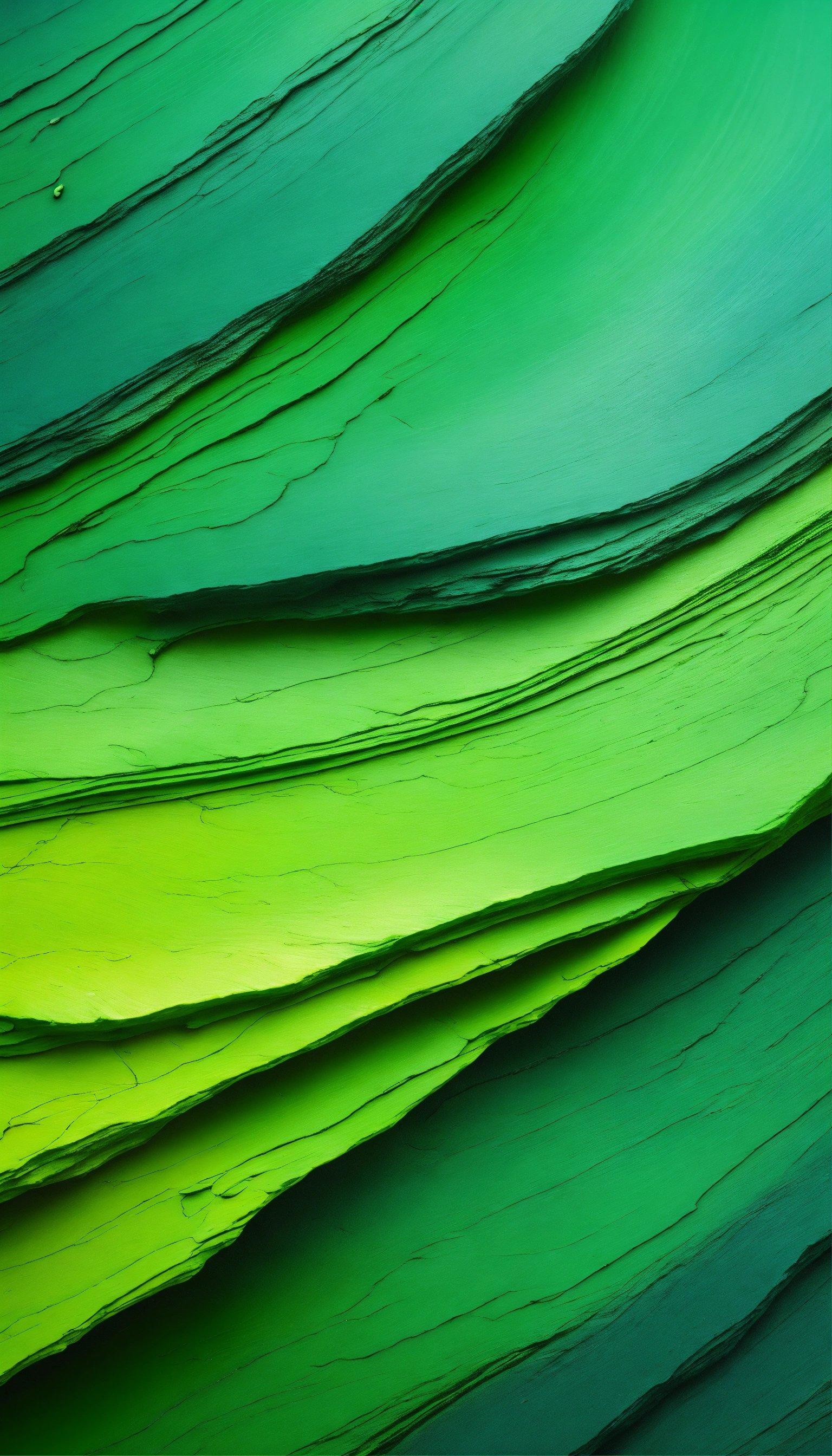 A Close Up View Of A Green Leaf