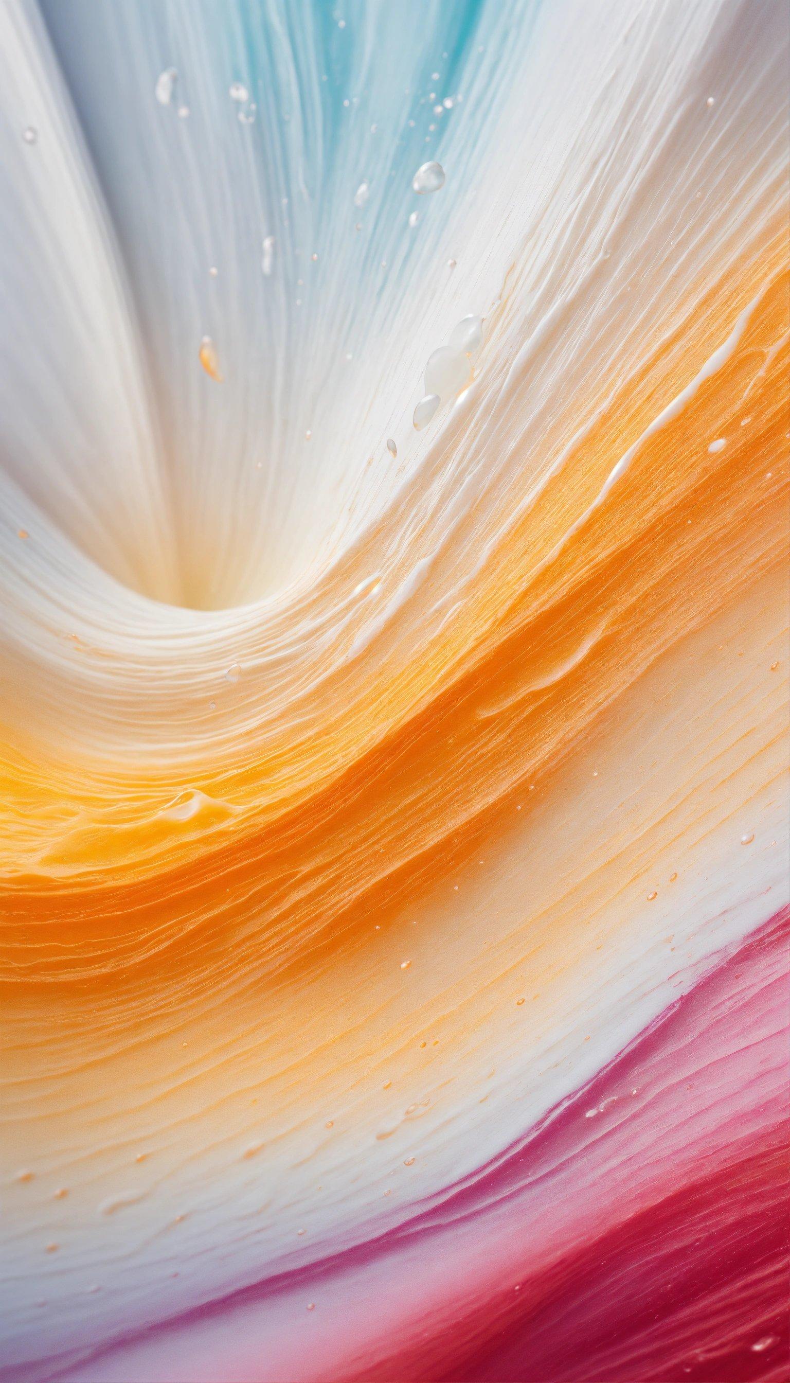 A Close Up View Of The Inside Of A Flower