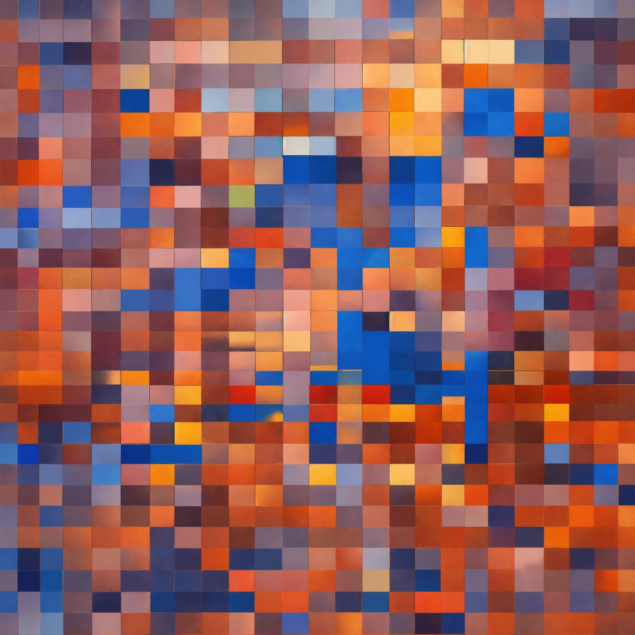 A Colorful Abstract Background Of Squares And Rectangles