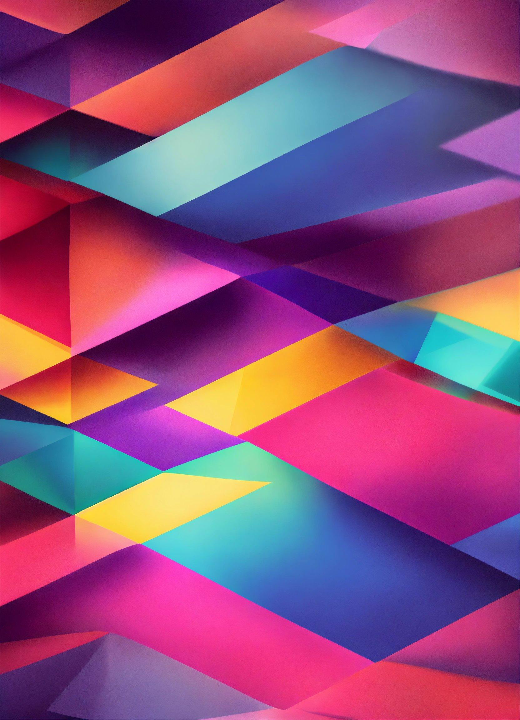 A Colorful Abstract Background With A Diagonal Pattern