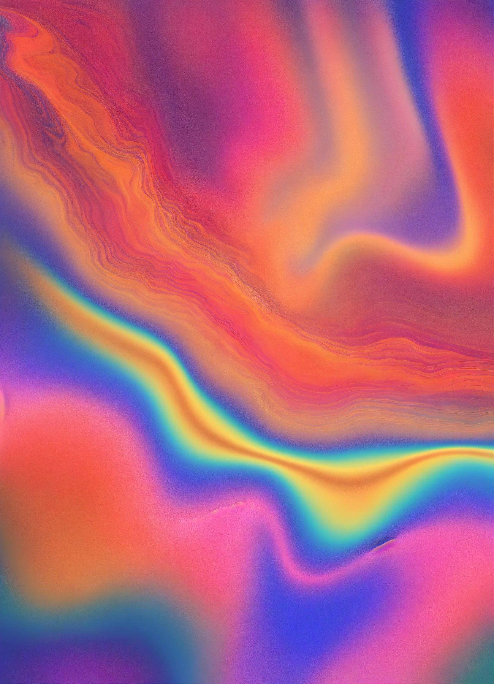 A Colorful Background With A Wavy Design