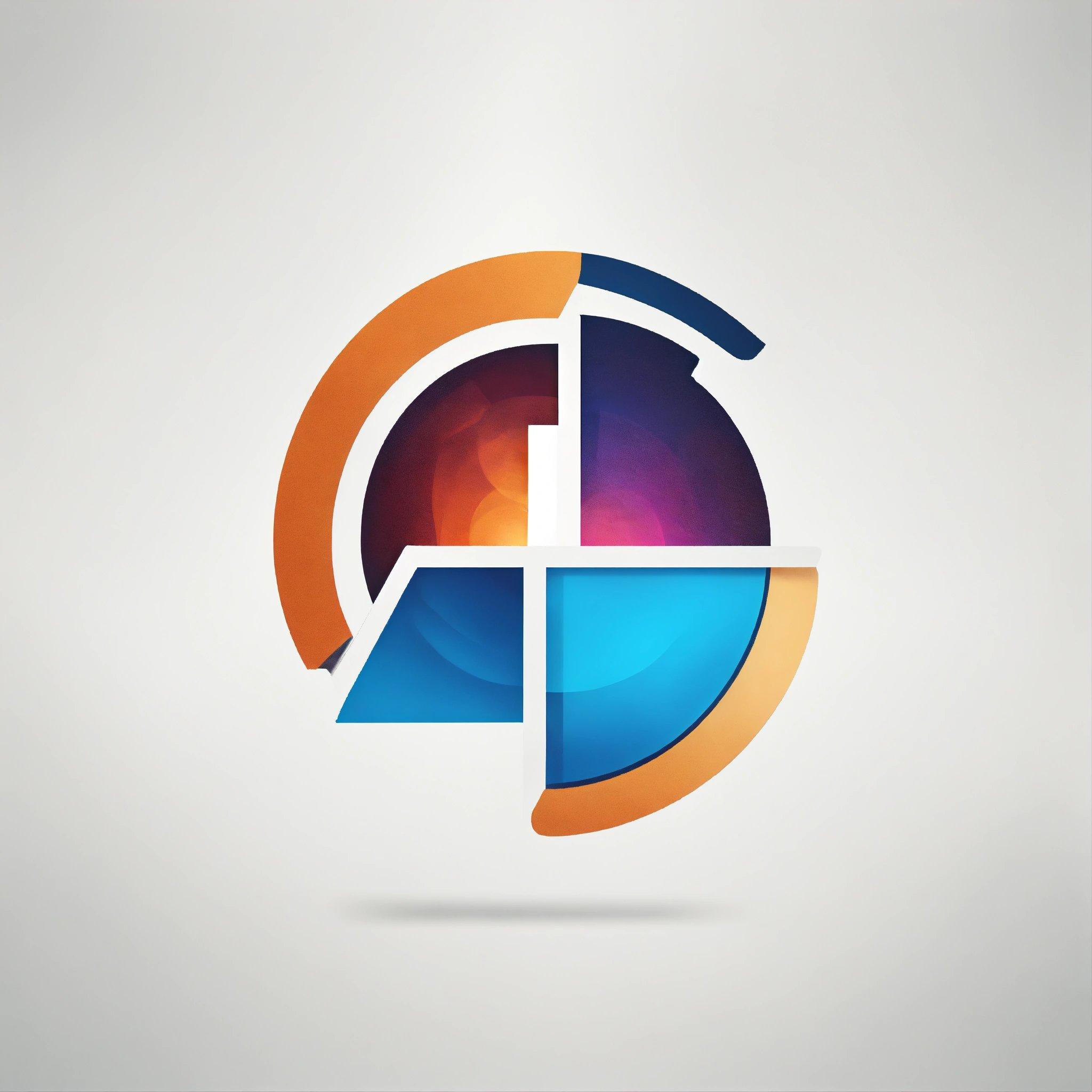 A Colorful Logo With A Circular Shape