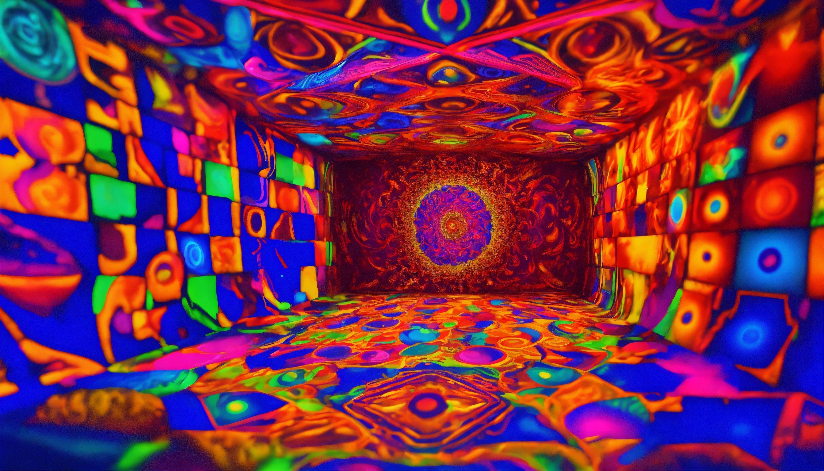 A Colorful Room Filled With Lots Of Different Colors