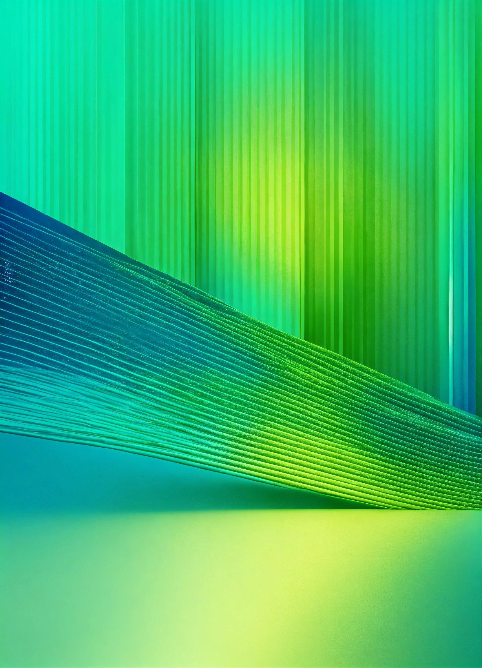 A Green And Blue Abstract Background With Lines