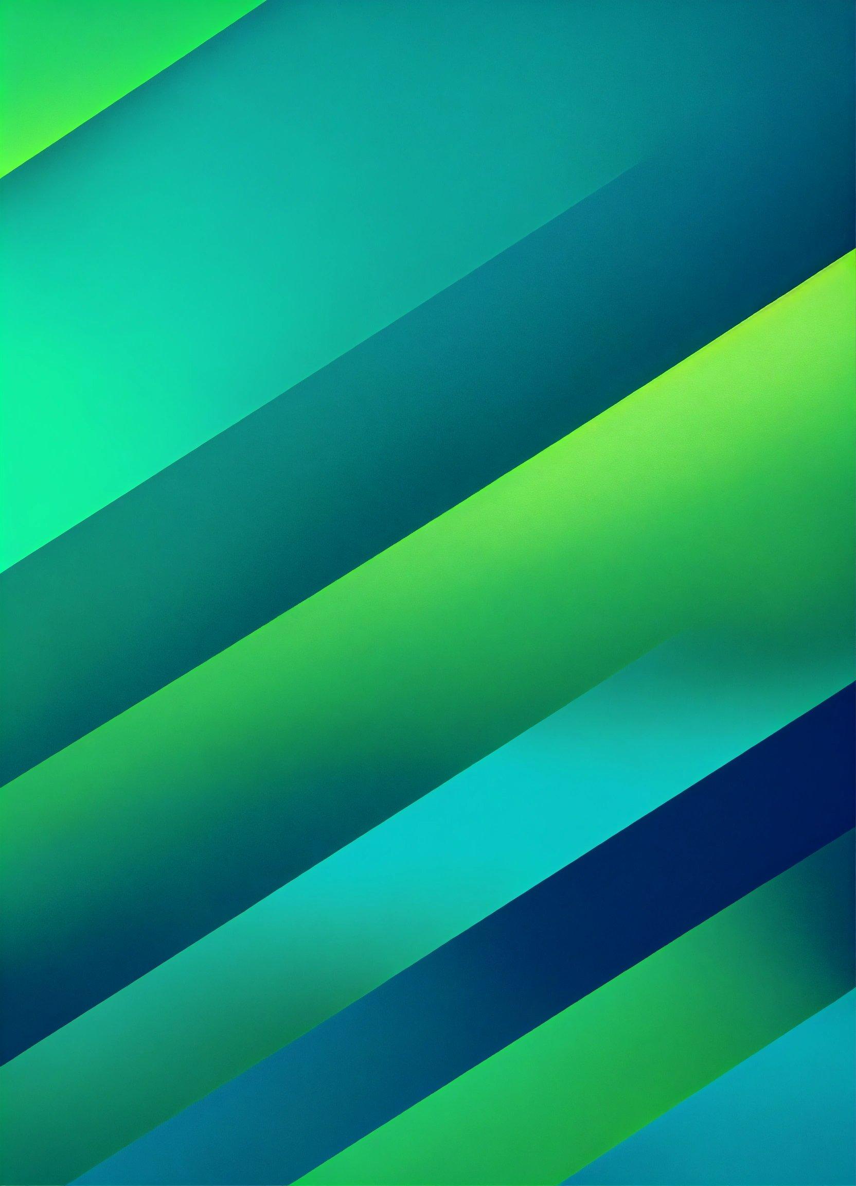 A Green And Blue Background With Horizontal Lines