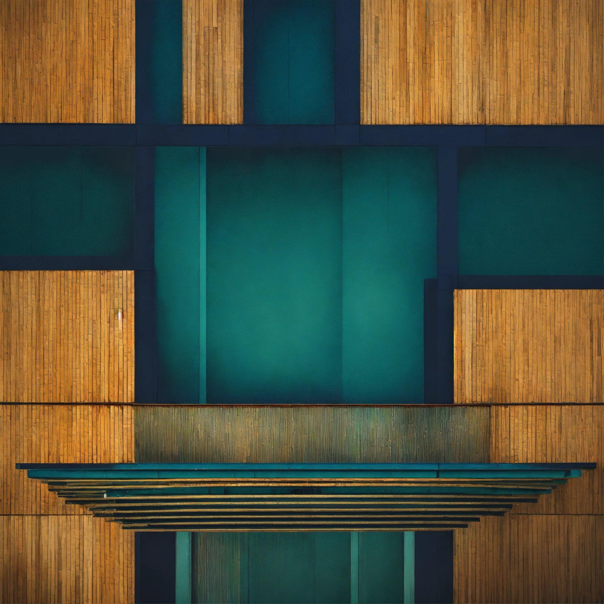 A Green Bench Sitting In Front Of A Wooden Wall