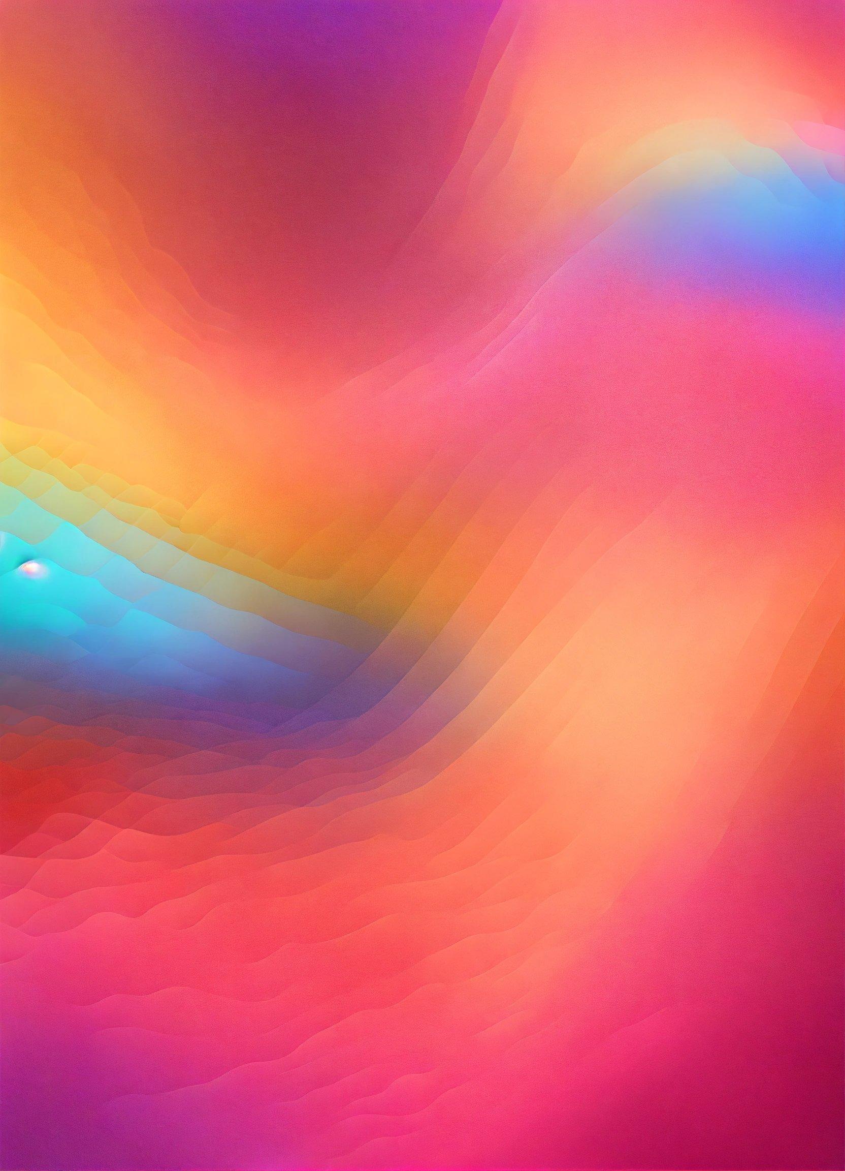 A Multicolored Abstract Background With Waves