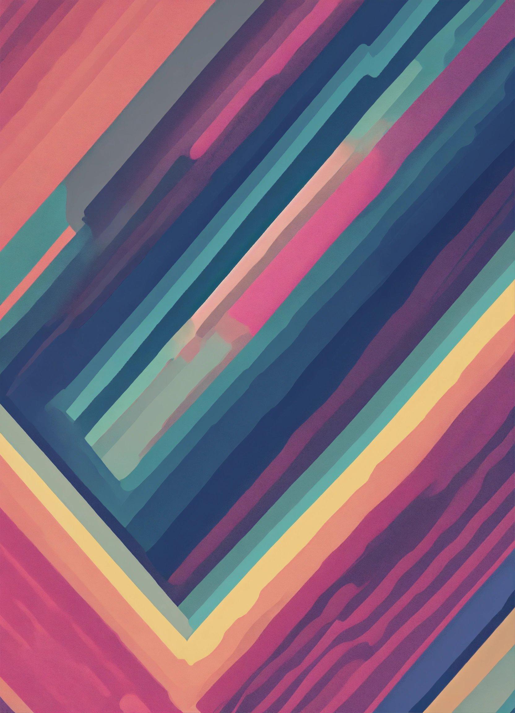 A Multicolored Background With A Diagonal Pattern