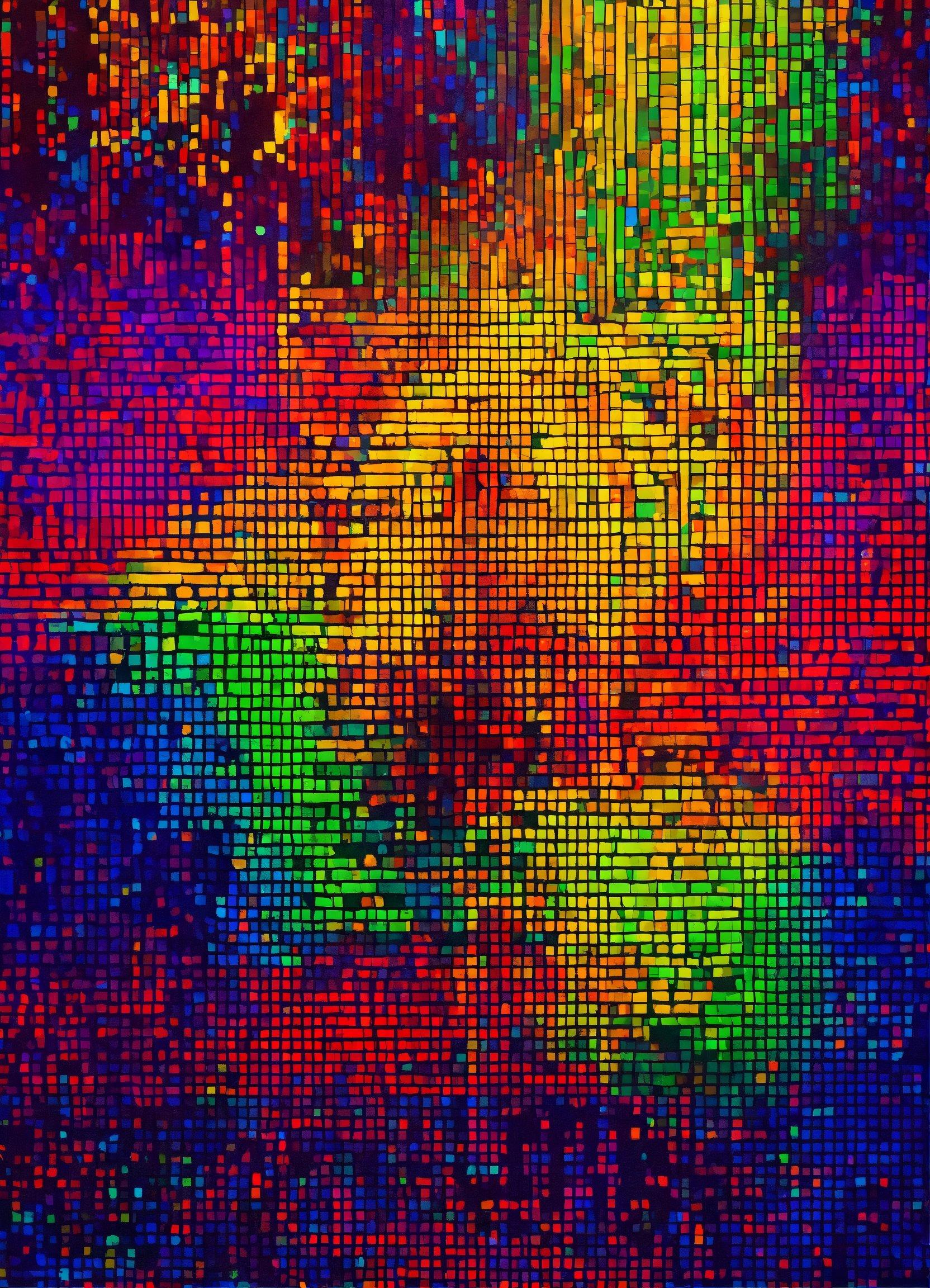 A Multicolored Image Of A Rainbow - Colored Background