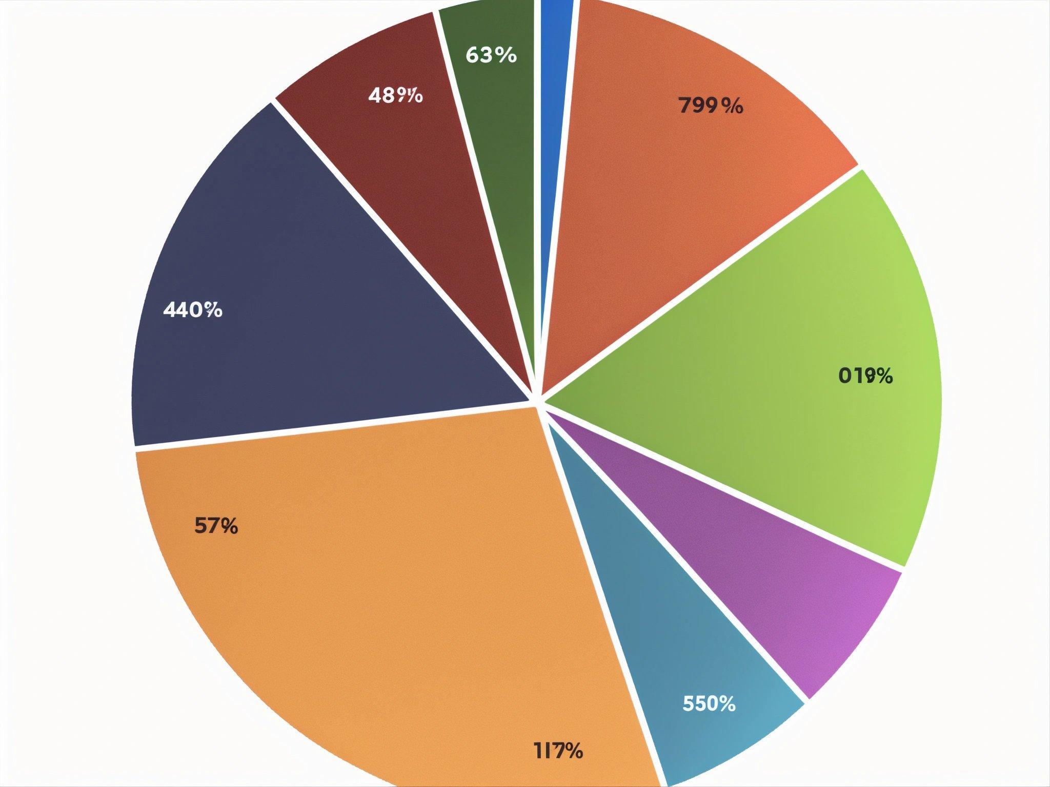 A Pie Chart Showing The Percentage Of People Who Use The Internet