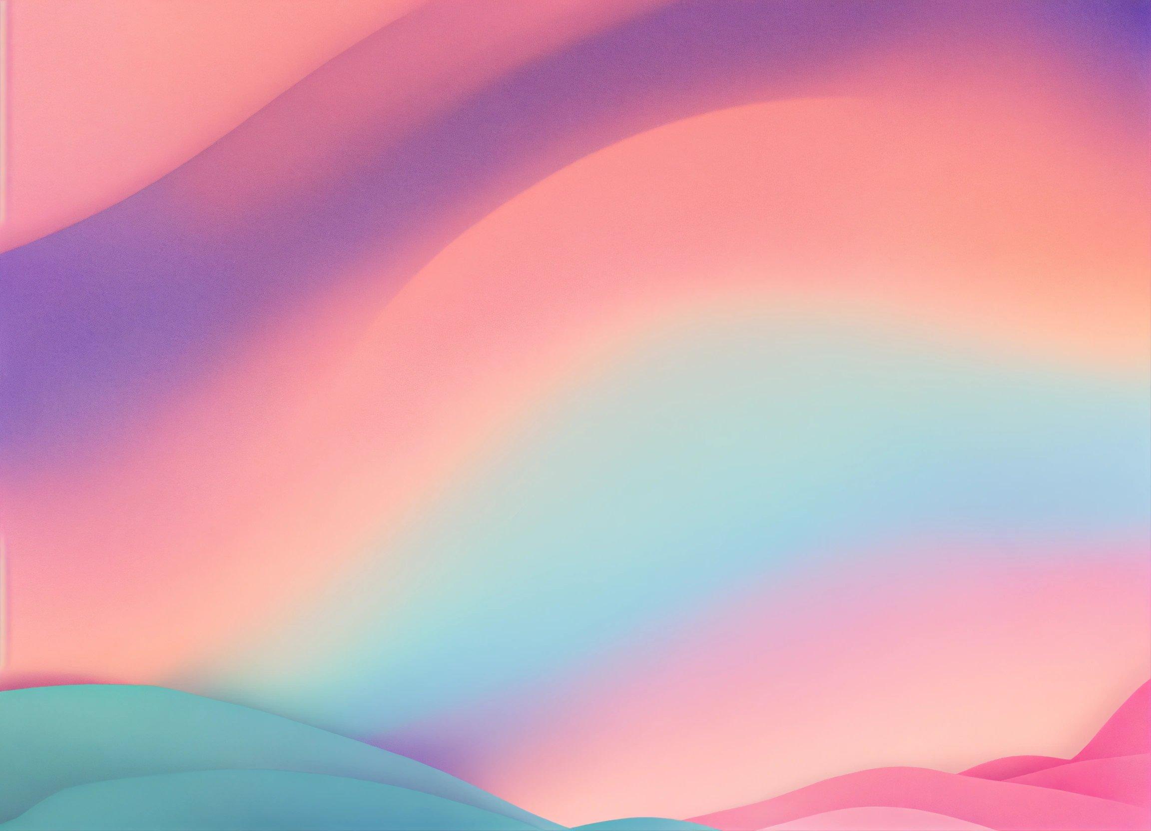 A Pink And Blue Abstract Background With Waves