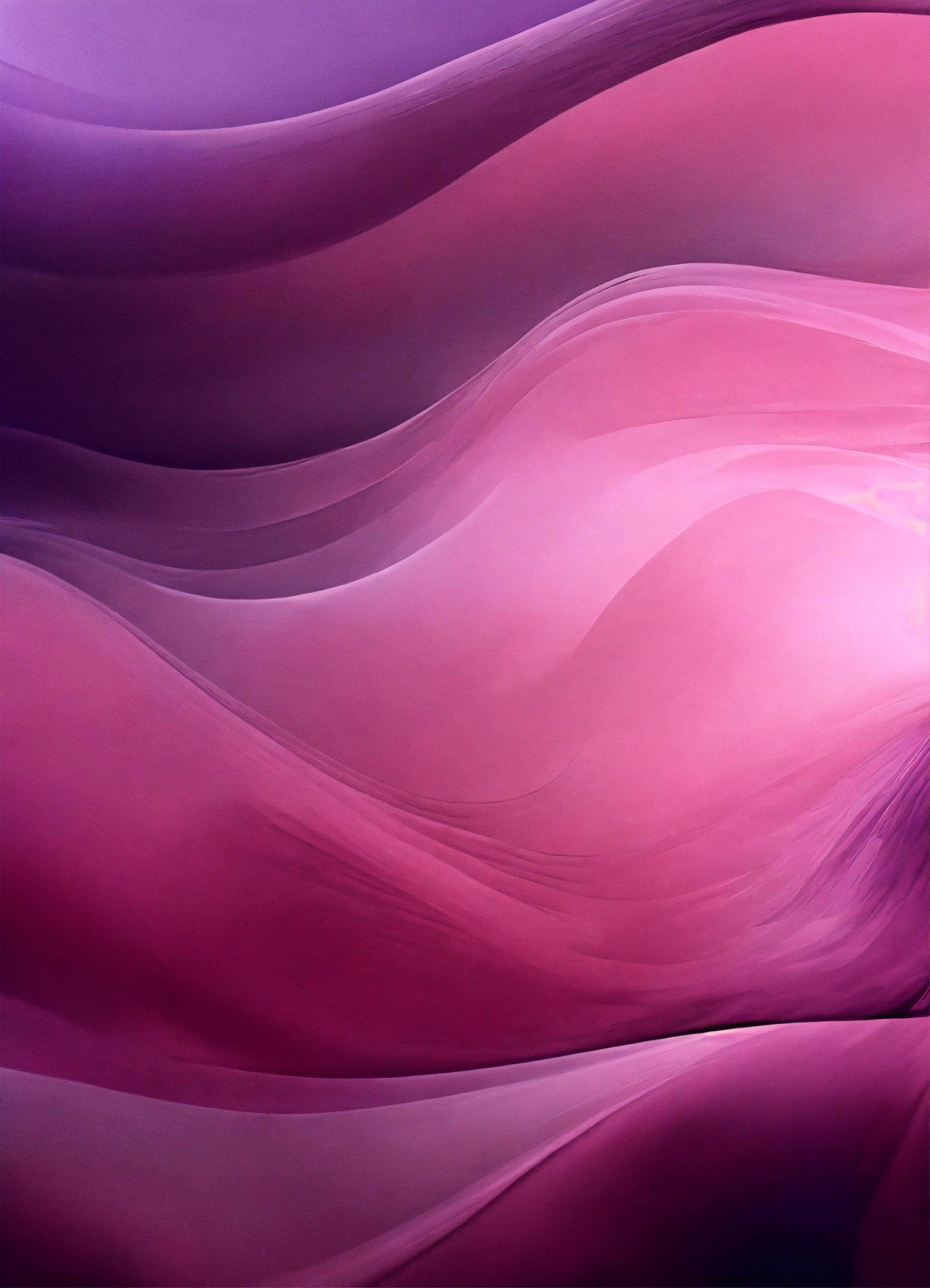 A Pink And Purple Abstract Background With Wavy Lines