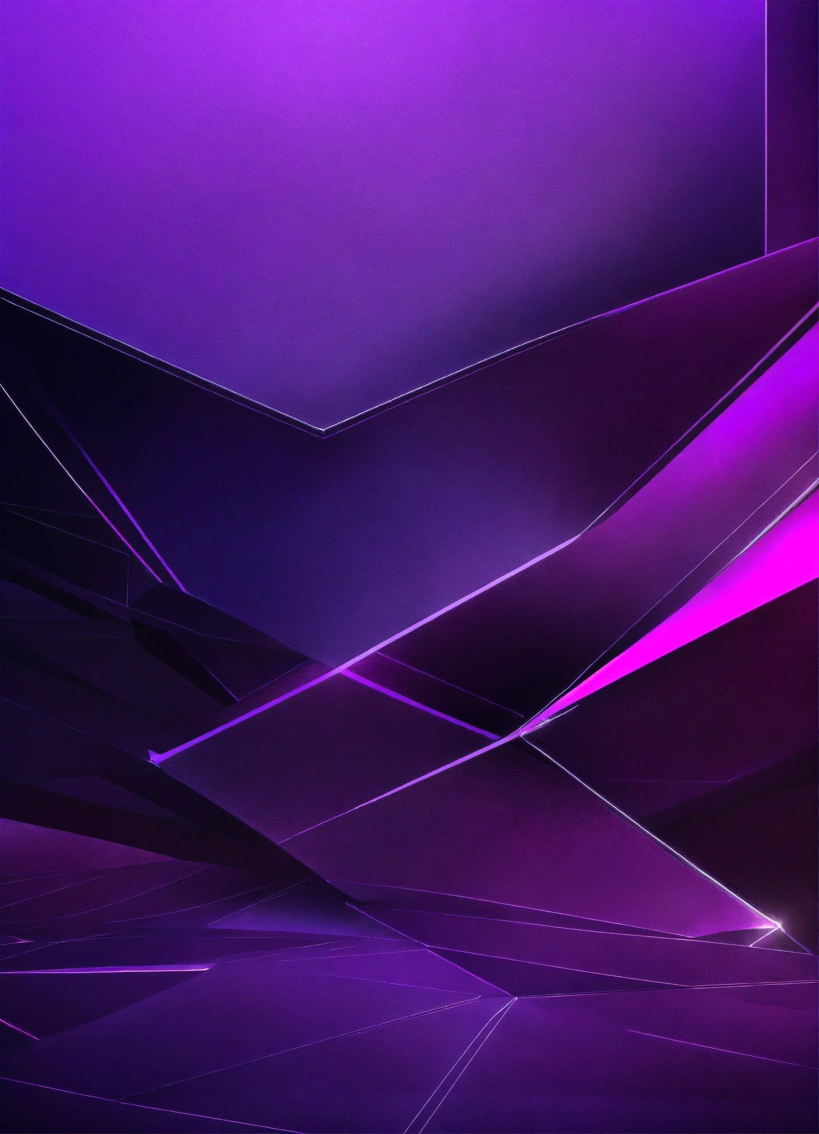 A Purple Abstract Background With Lines And Shapes