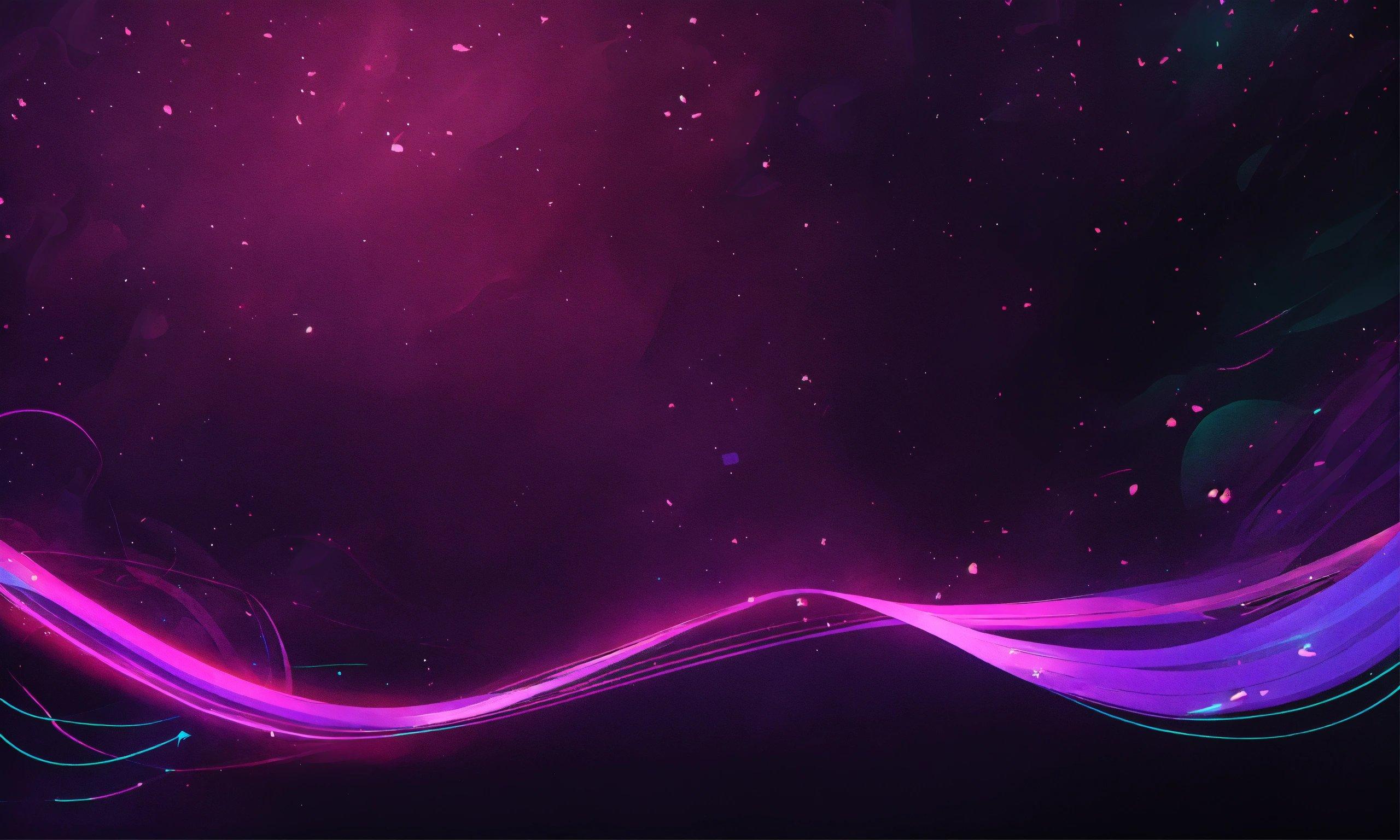 A Purple And Blue Abstract Background With Stars