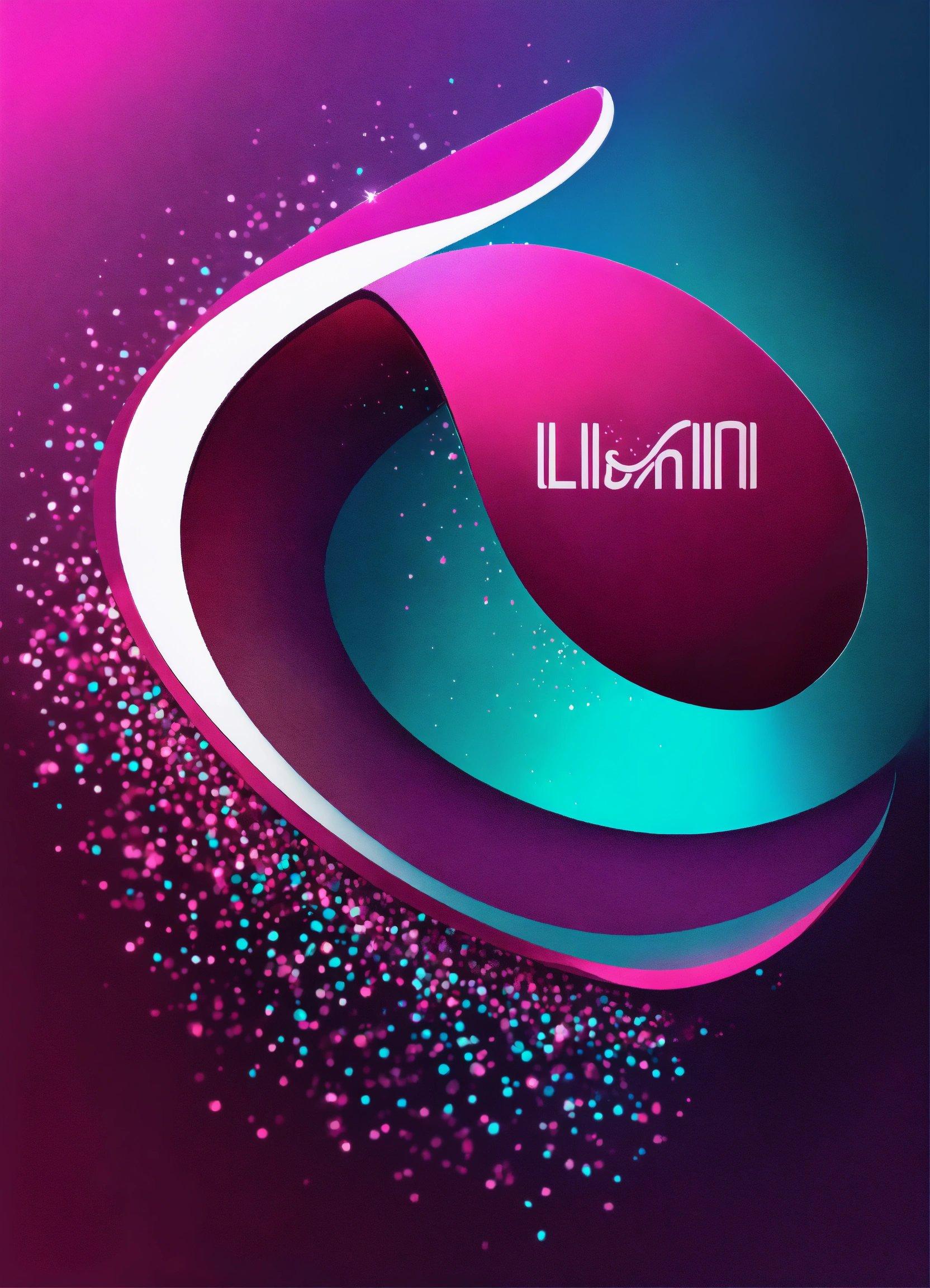 A Purple And Blue Abstract Background With The Word Illumin On It