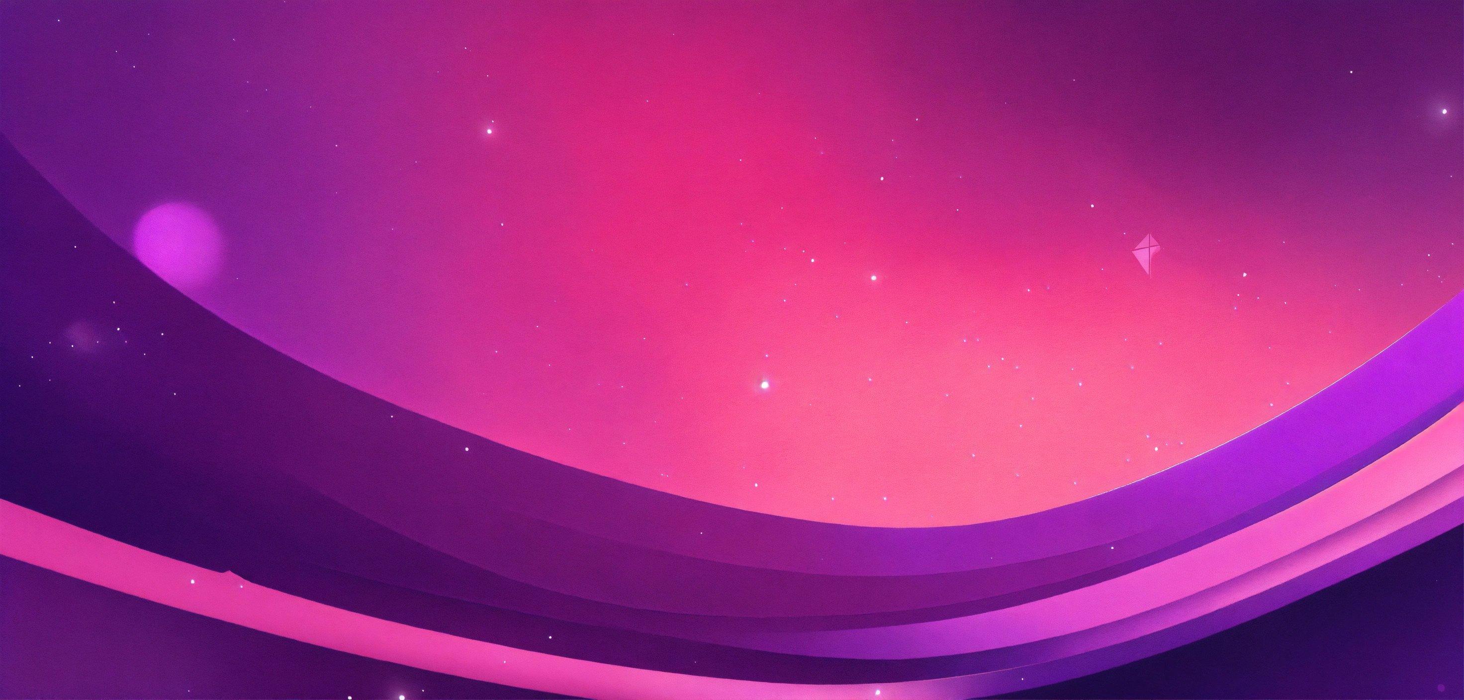 A Purple And Pink Abstract Background With Stars