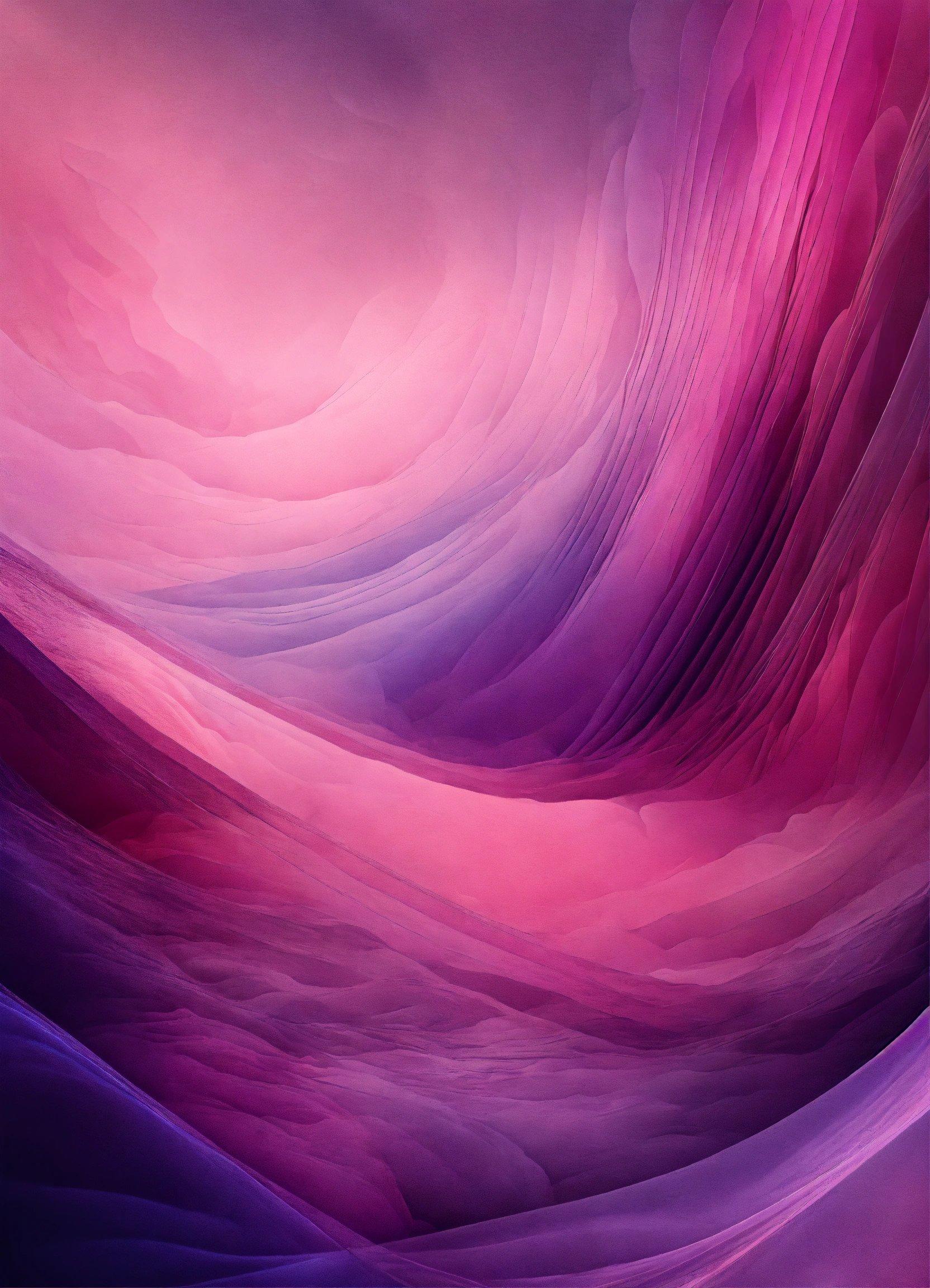 A Purple And Pink Abstract Painting