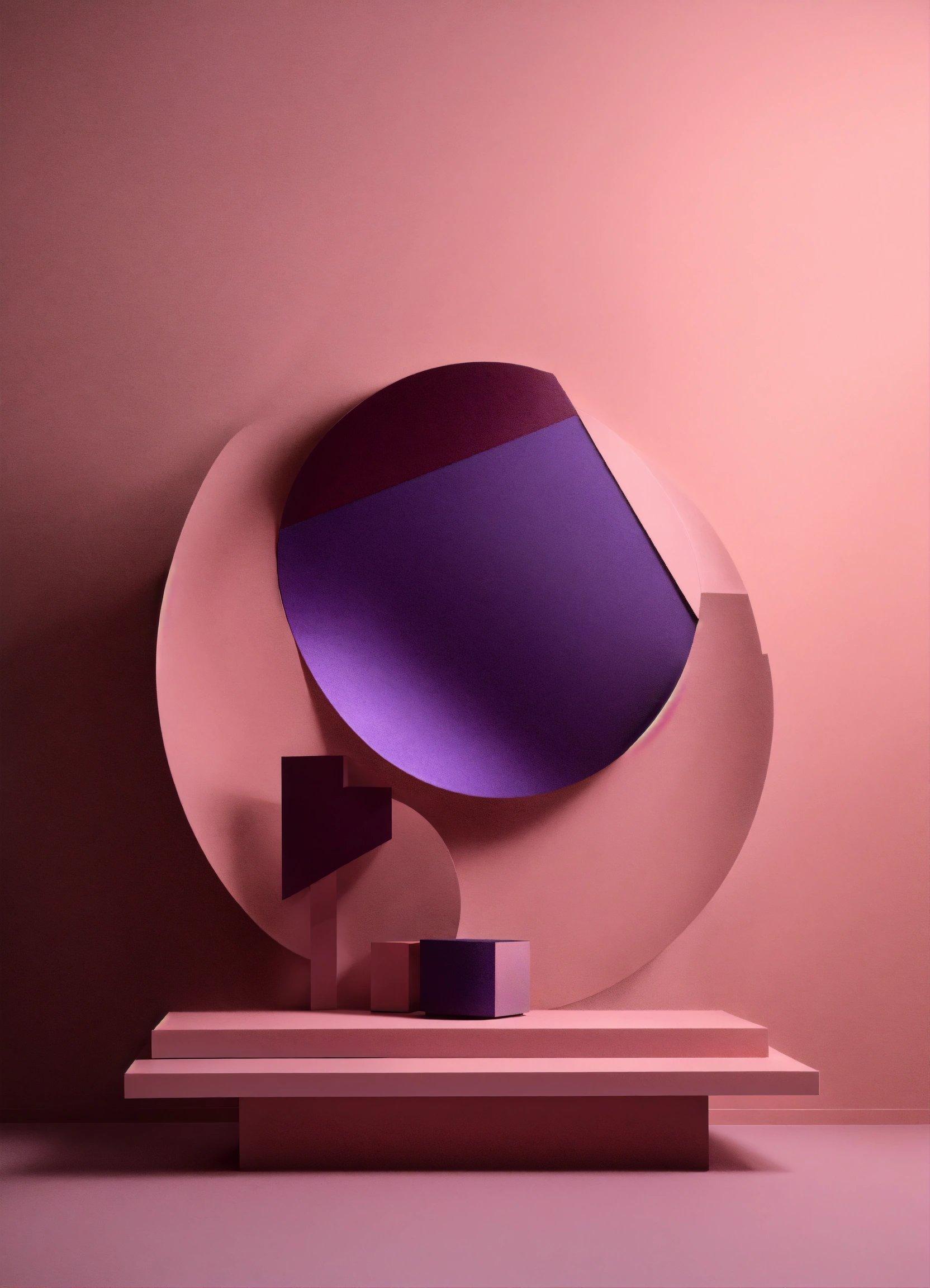 A Purple Object Sitting On Top Of A Table