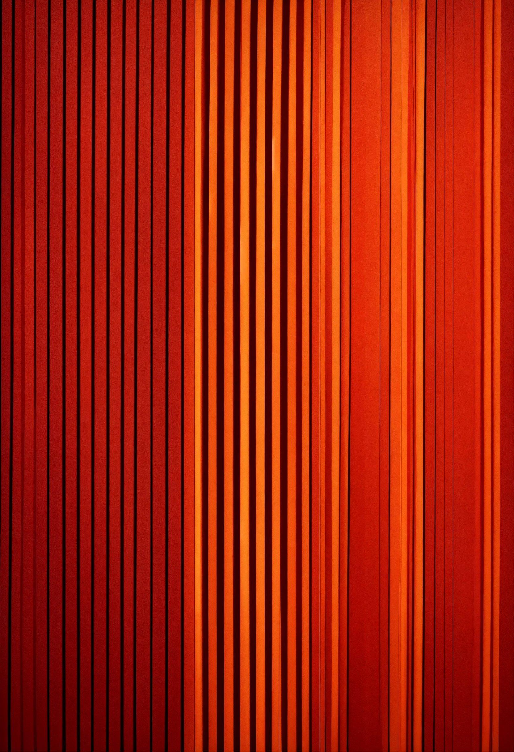 A Red And Orange Striped Wallpaper With Vertical Stripes