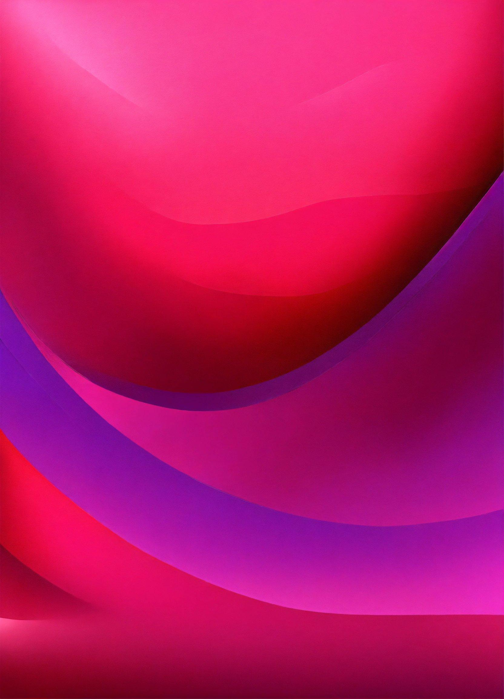 A Red And Purple Abstract Background With Curves