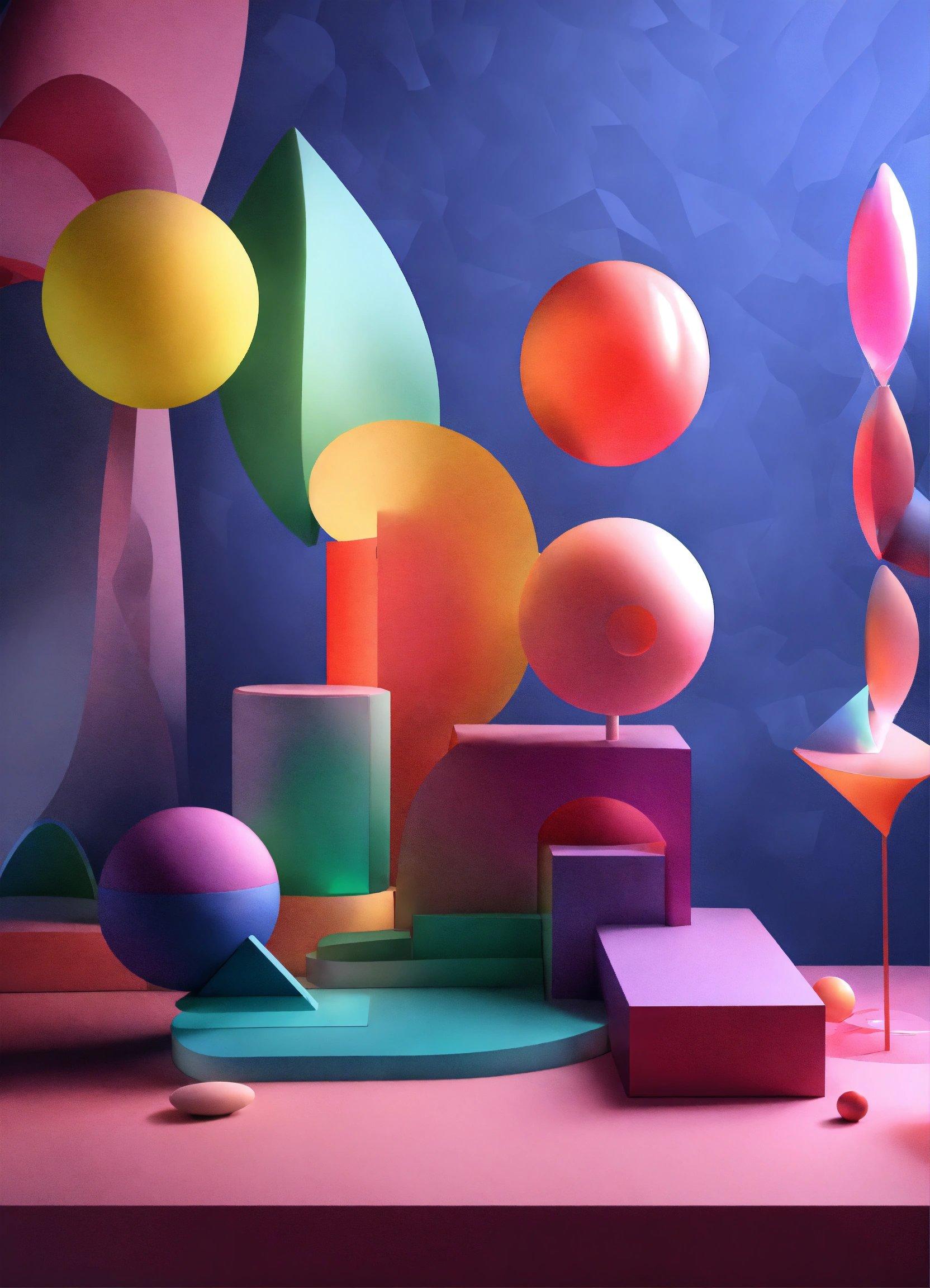 A Room Filled With Lots Of Different Colored Objects