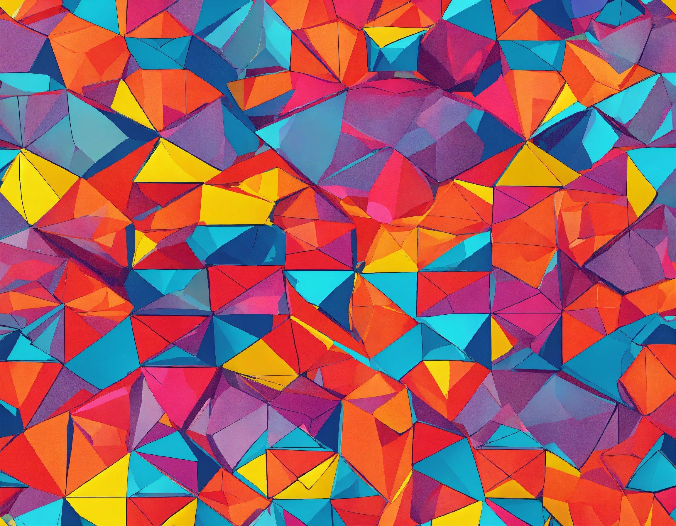 A Very Colorful Abstract Background With Lots Of Different Colors