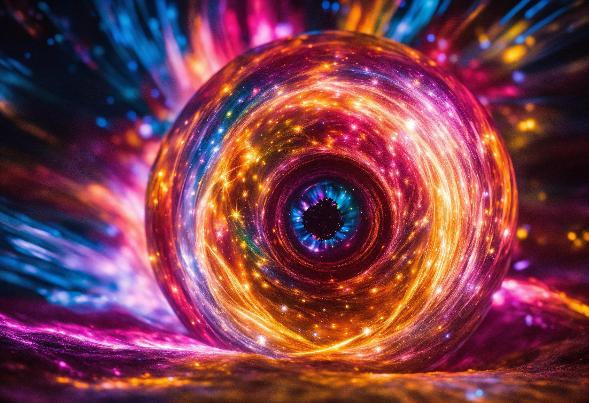 A Very Colorful Picture Of A Very Large Object