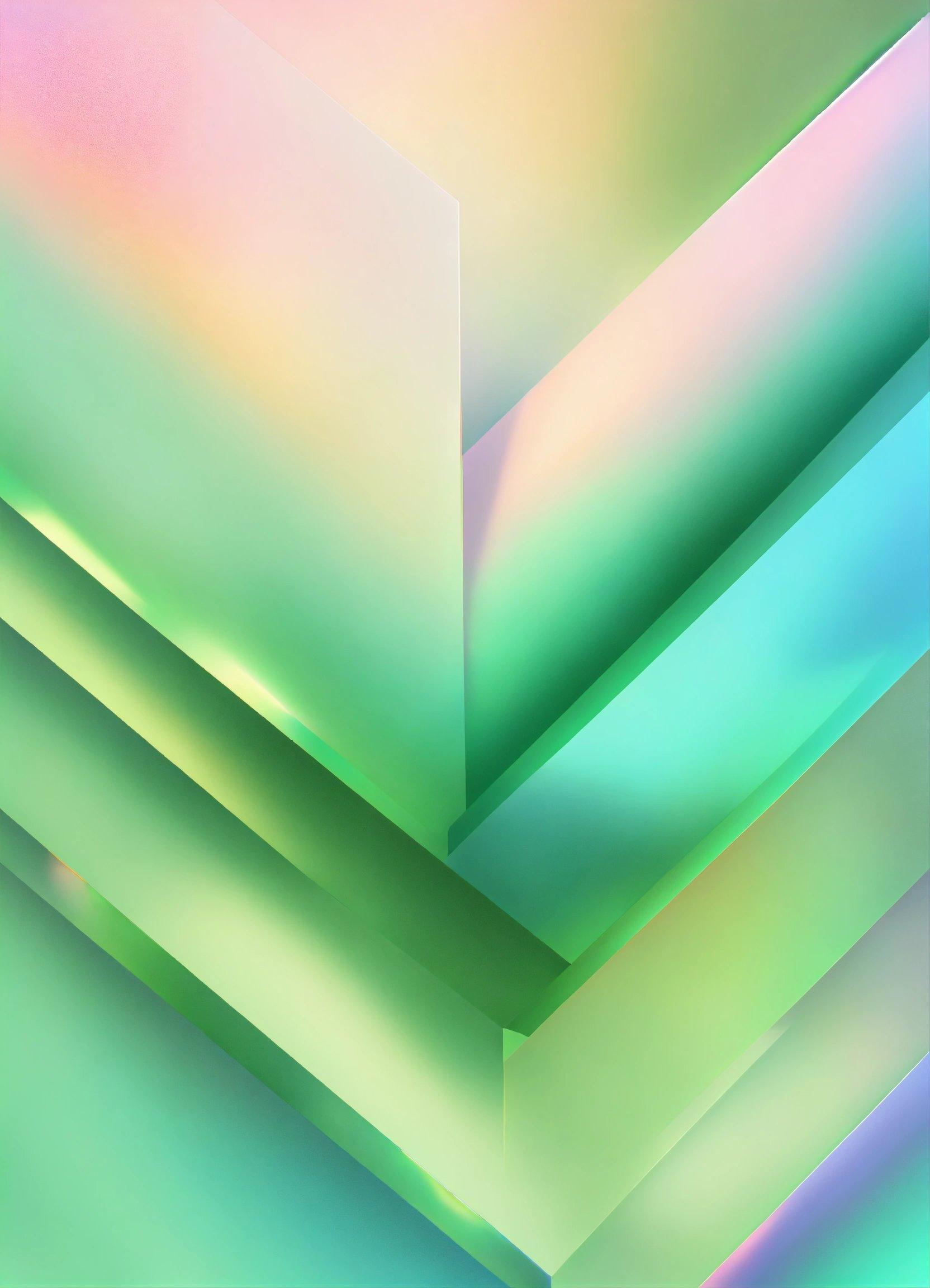 An Abstract Image Of A Multicolored Background