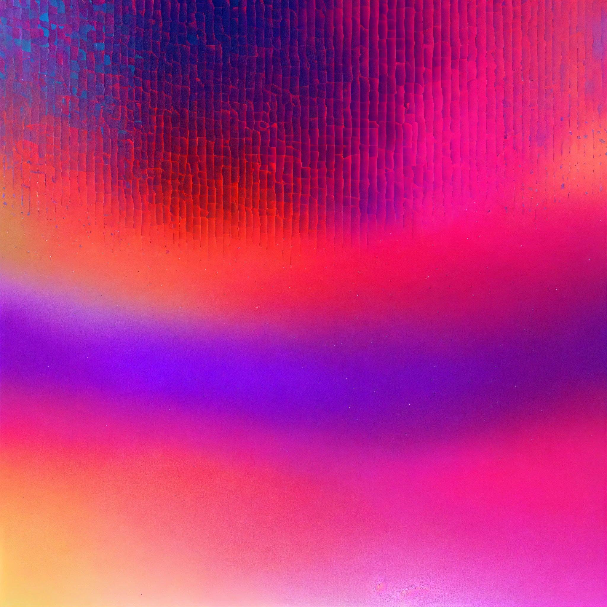 An Abstract Painting Of A Rainbow Colored Background