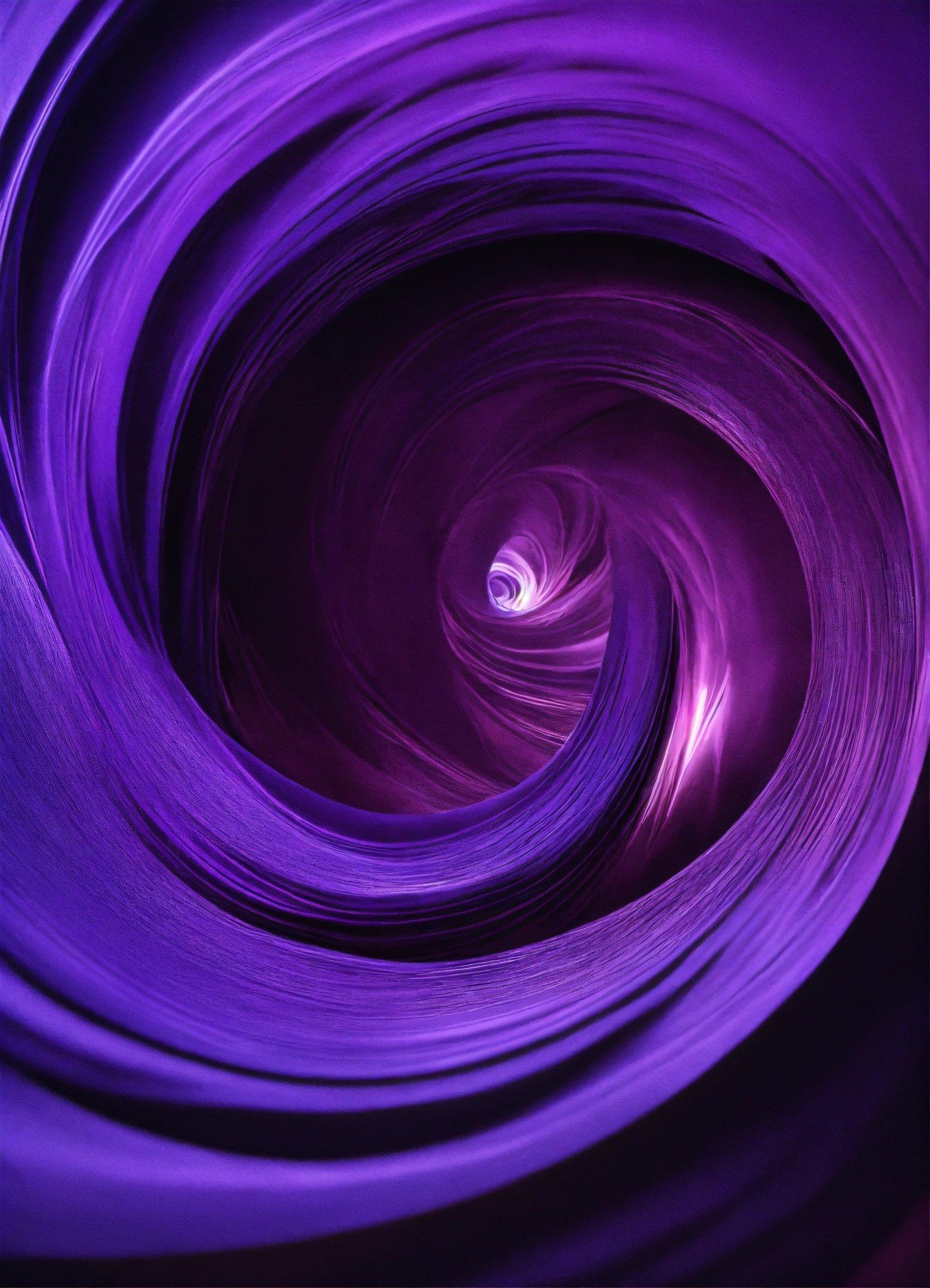 An Abstract Purple Background With A Spiral Design